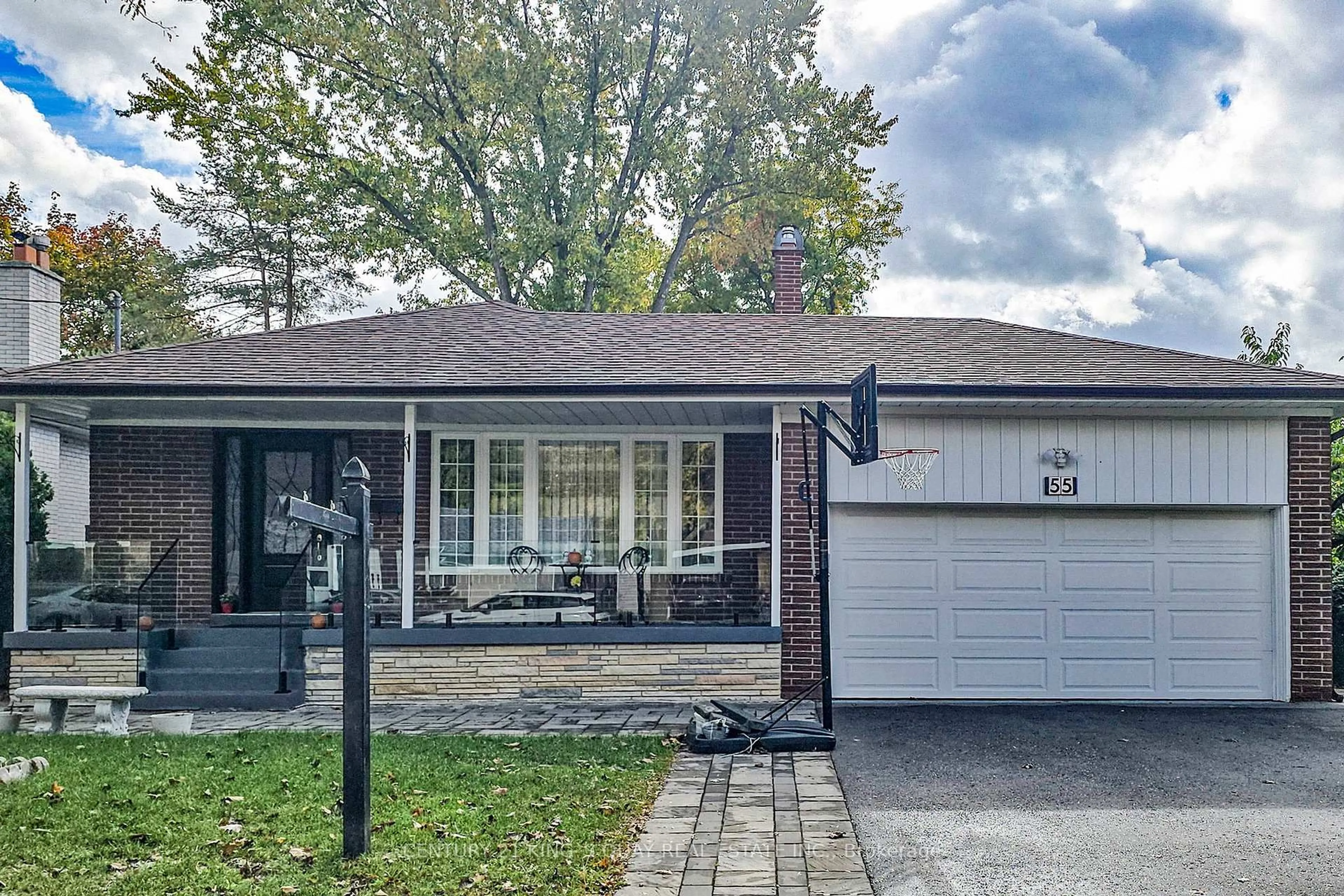 Home with brick exterior material, street for 55 Lesgay Cres, Toronto Ontario M2J 2J2