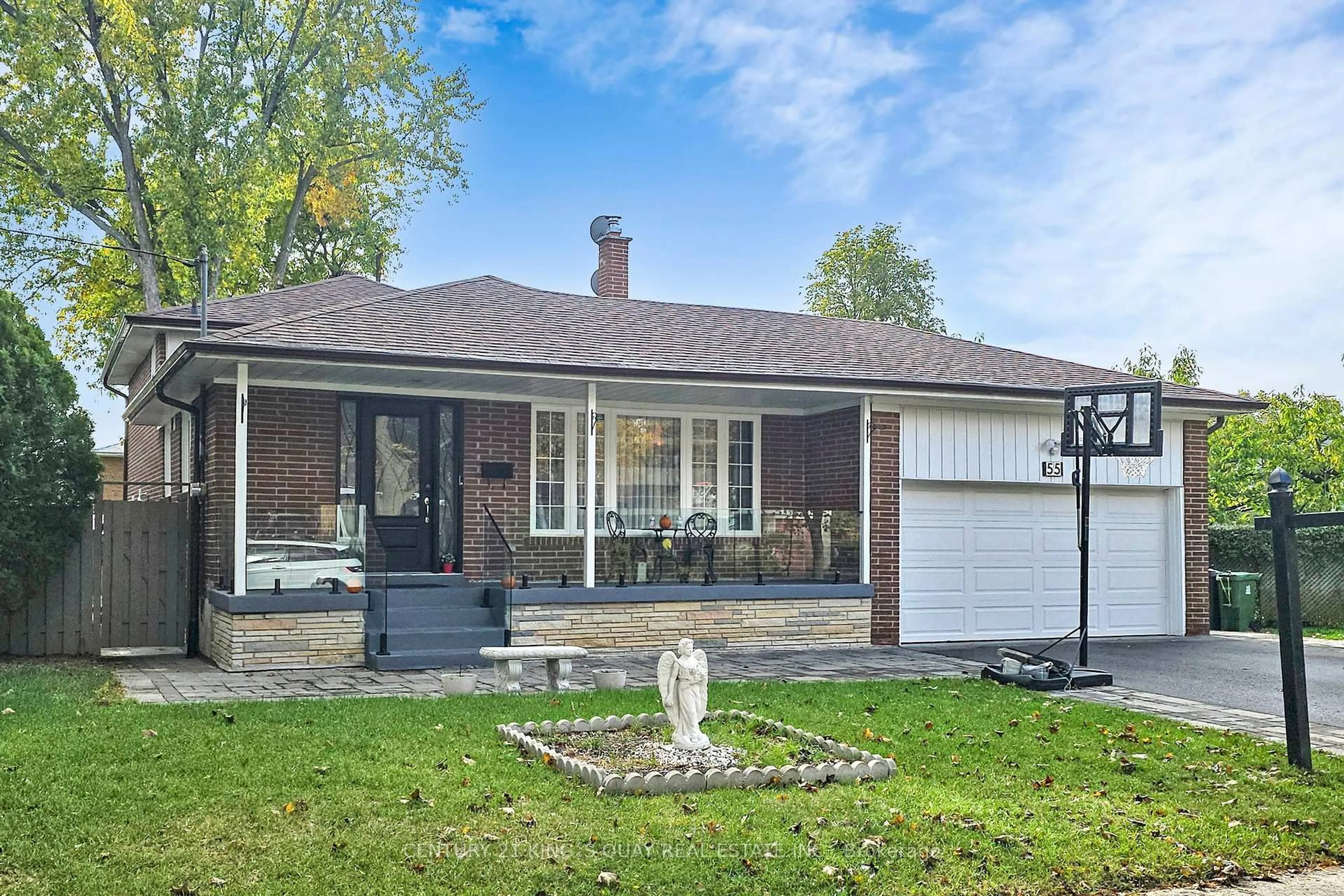 Home with brick exterior material, street for 55 Lesgay Cres, Toronto Ontario M2J 2J2