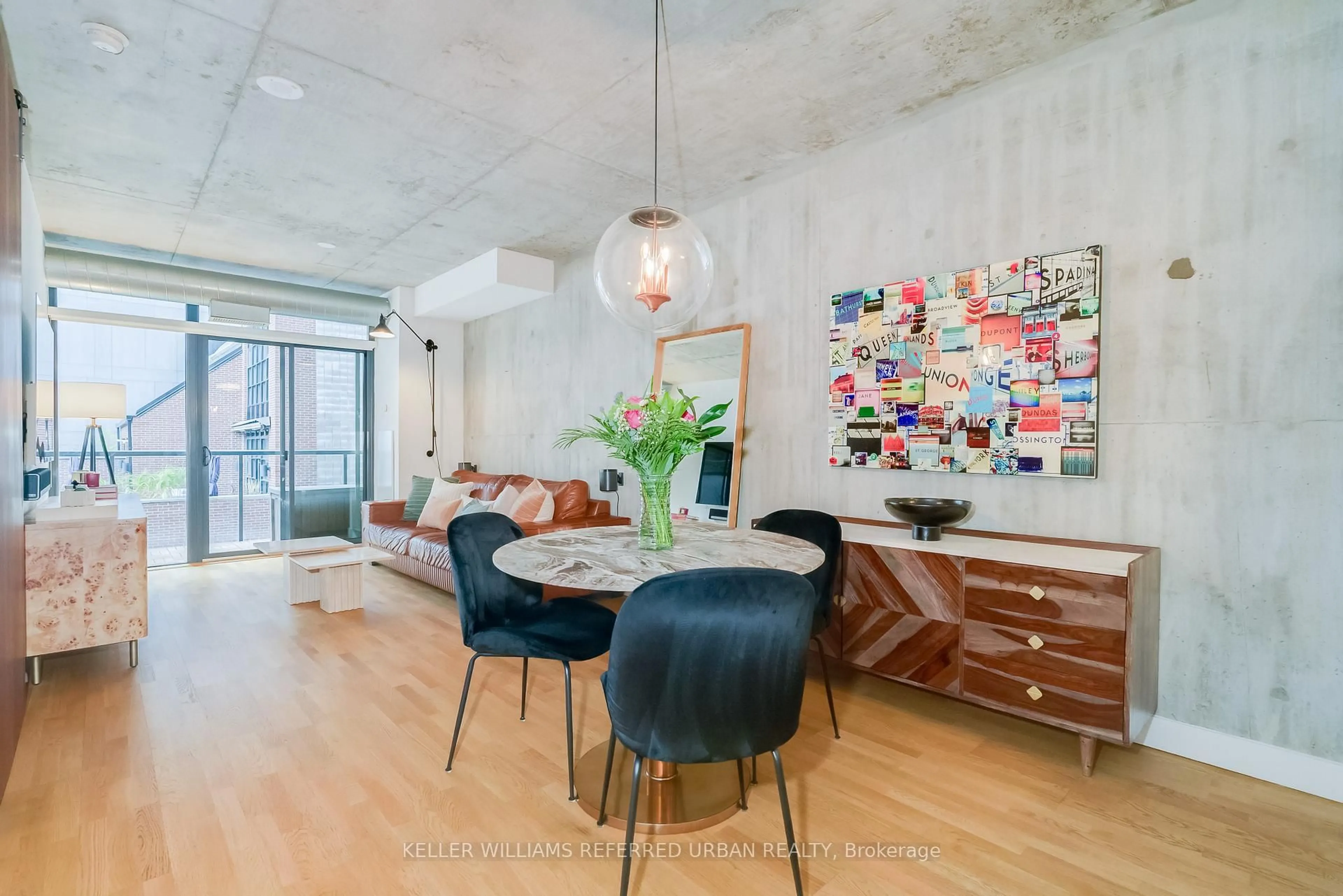 Living room with furniture, unknown for 138 Princess St #614, Toronto Ontario M5A 0B1