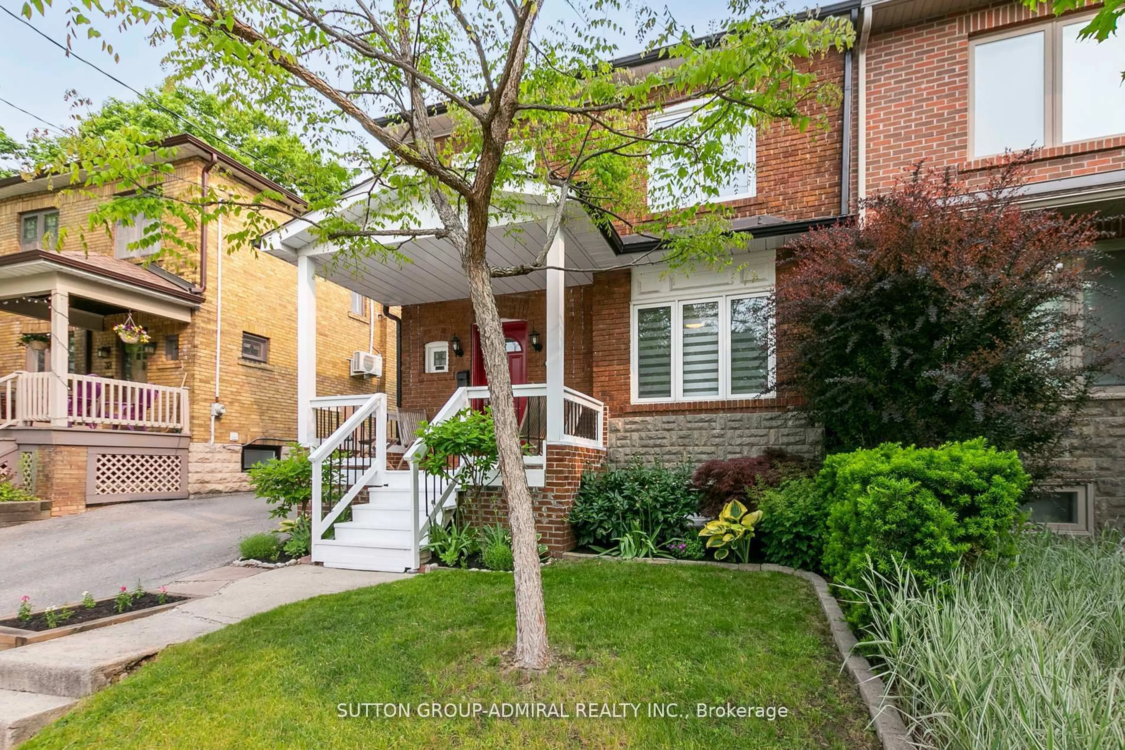 Home with brick exterior material, street for 34 Elvina Gdns, Toronto Ontario M4P 1X8