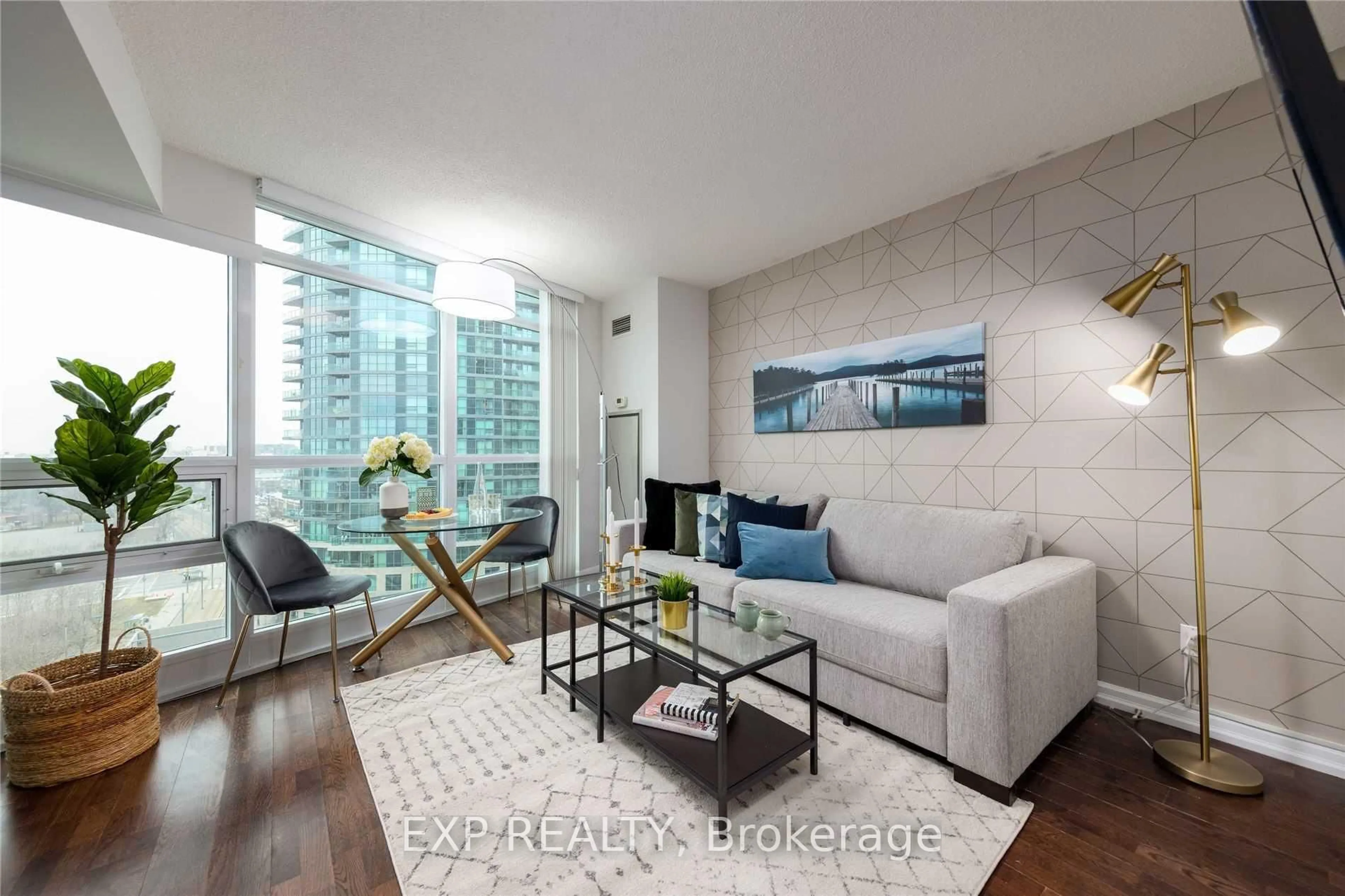 Living room with furniture, unknown for 215 Fort York Blvd #1206, Toronto Ontario M5V 4A2