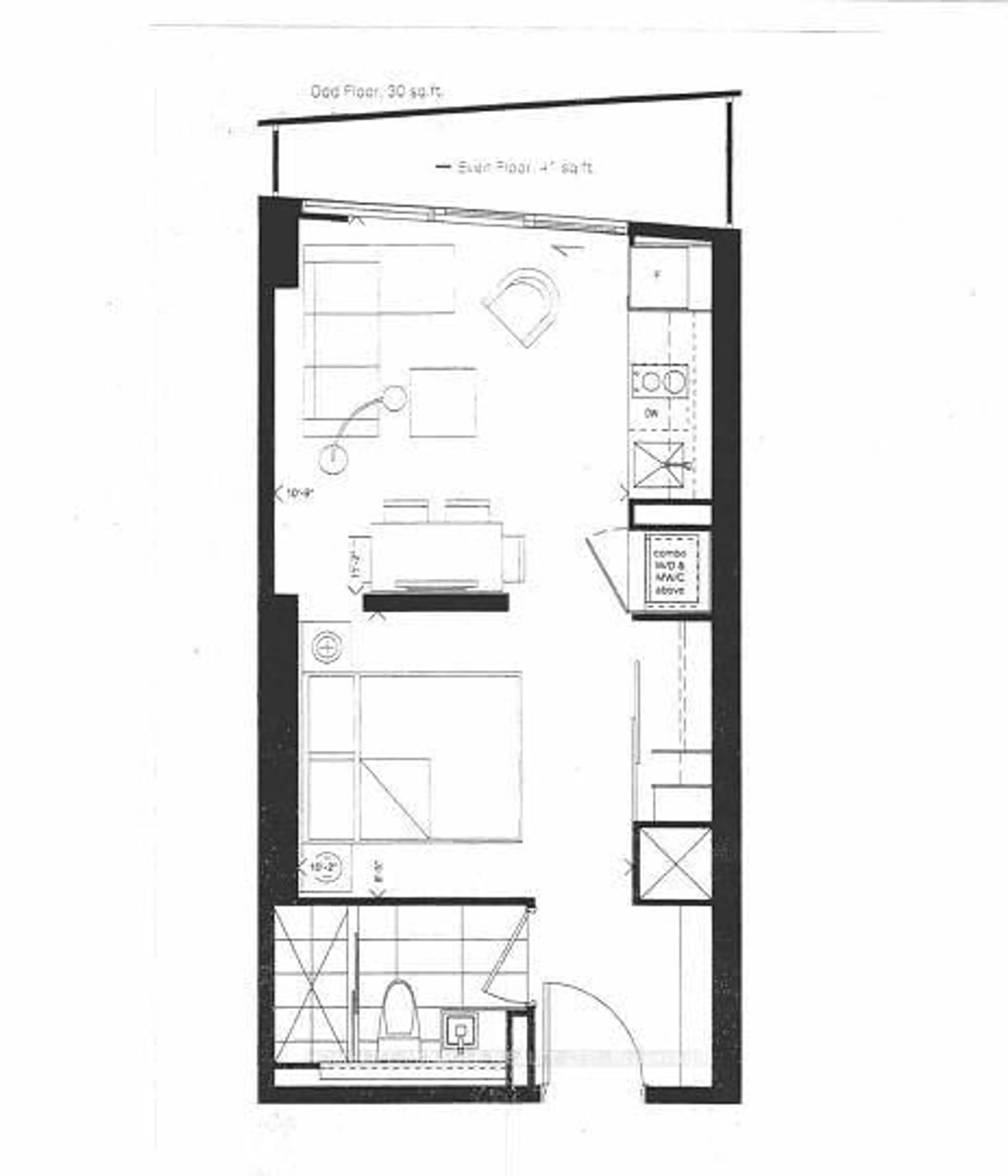 Floor plan for 215 Queen St #1810, Toronto Ontario M5A 1S2