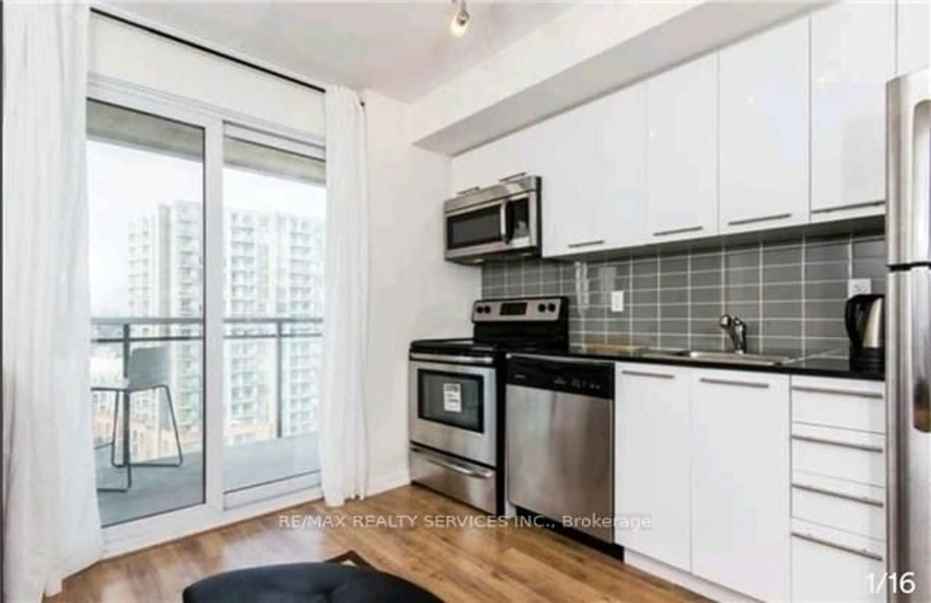 Standard kitchen, unknown for 38 Joe Shuster Way #1420, Toronto Ontario M6K 0A5
