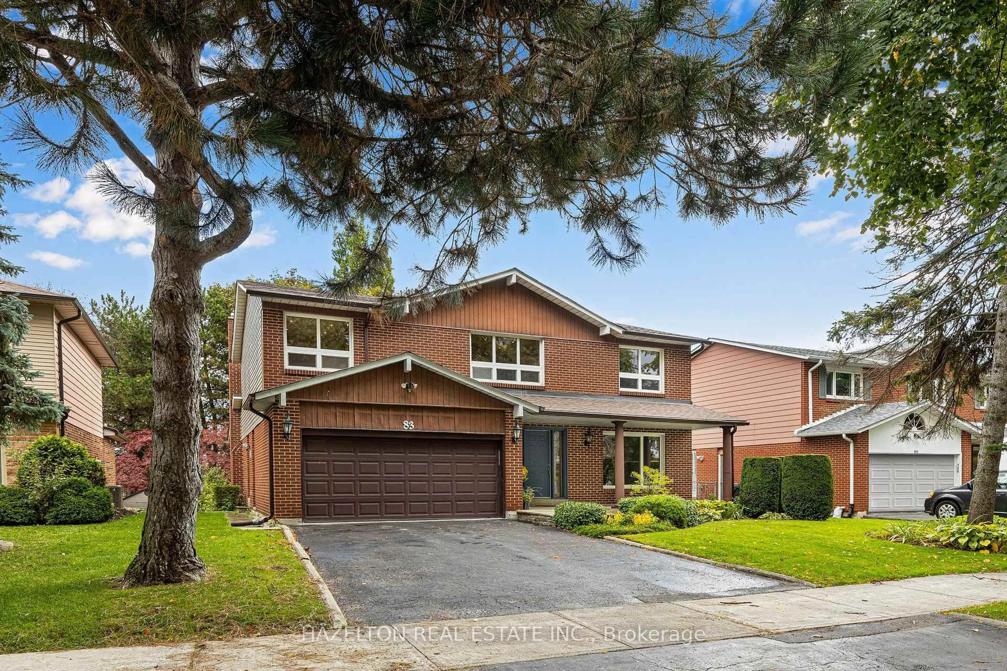 Home with brick exterior material, street for 83 Ames Circ, Toronto Ontario M3B 3C2