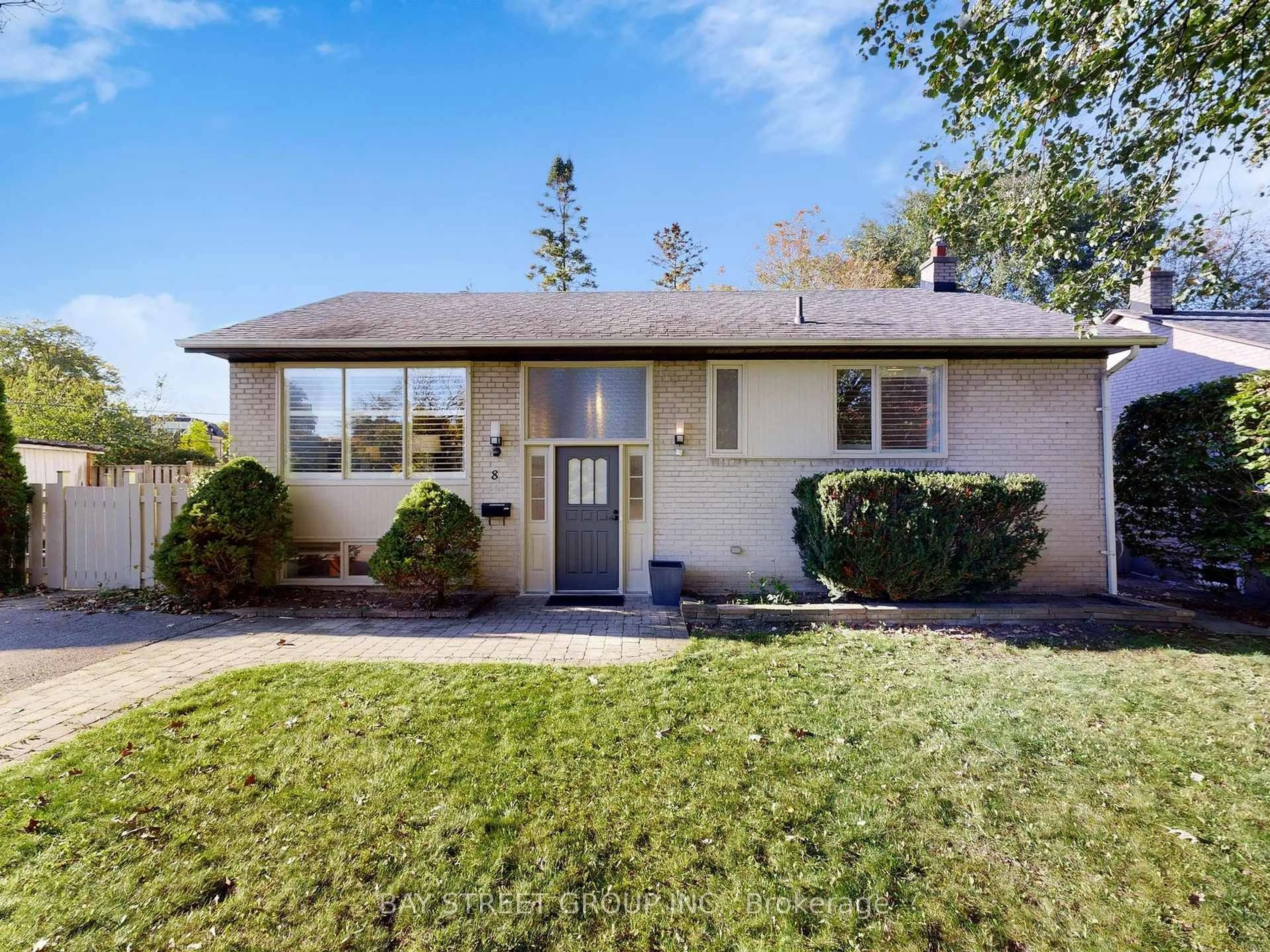 Home with vinyl exterior material, street for 8 Overton Cres, Toronto Ontario M3B 2V2