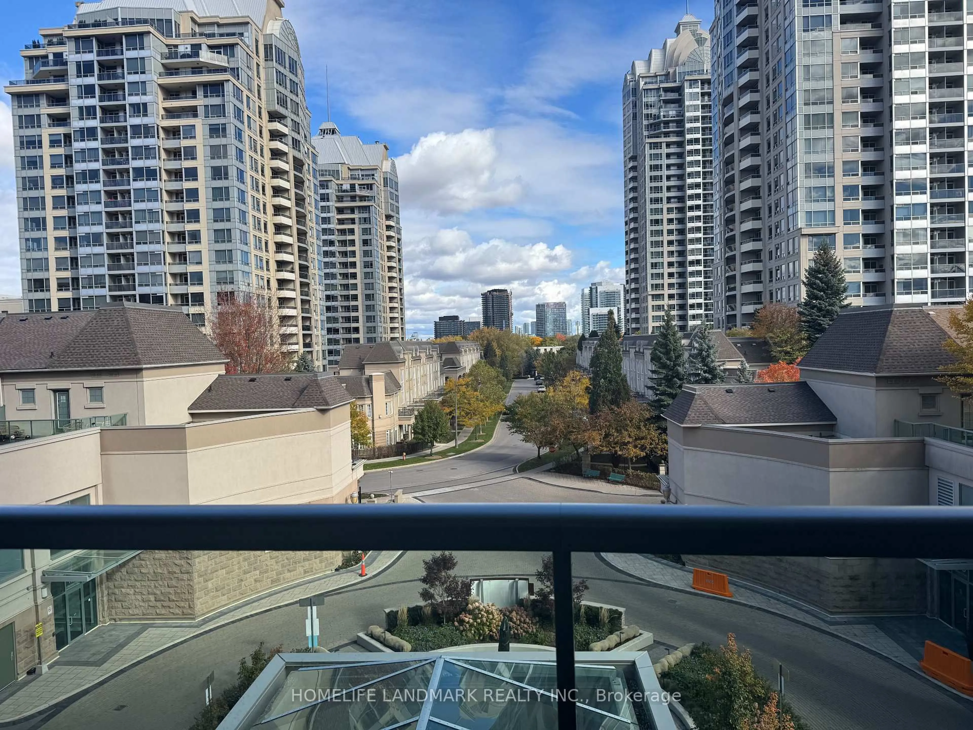 Balcony in the apartment, city buildings view from balcony for 17 Barberry Pl ## 405, Toronto Ontario M2K 3E2