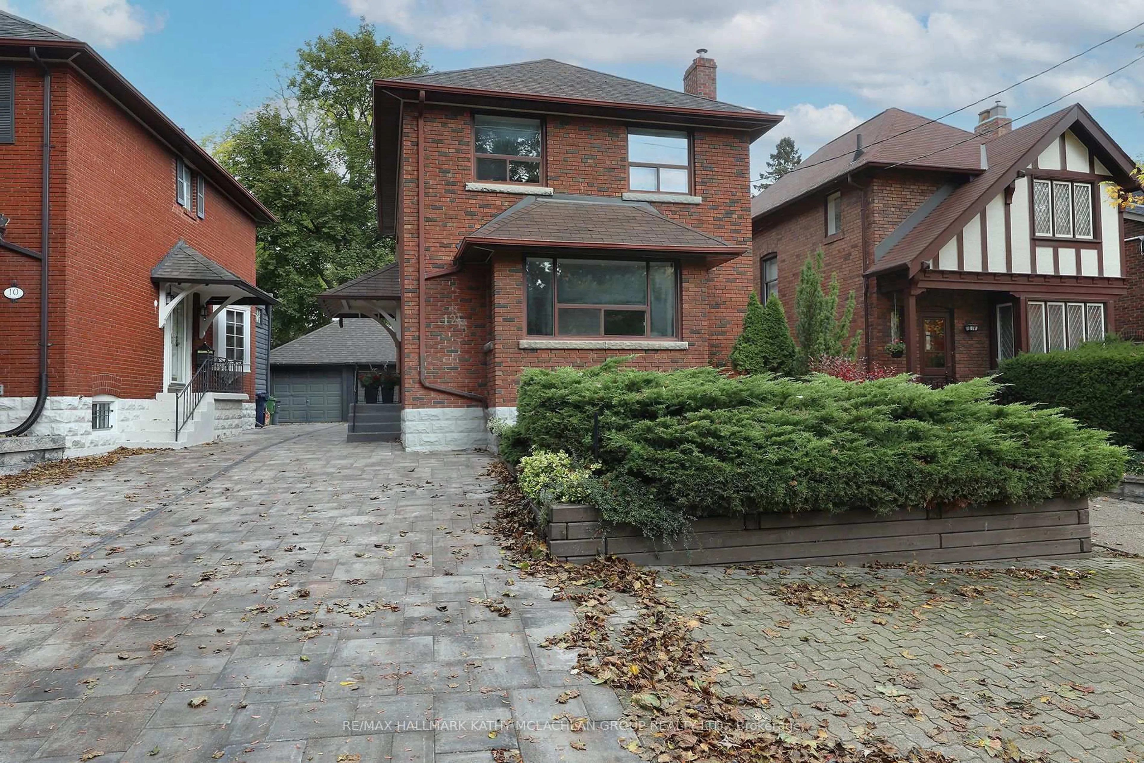 Home with brick exterior material, street for 12 Cameron Cres, Toronto Ontario M4G 1Z8