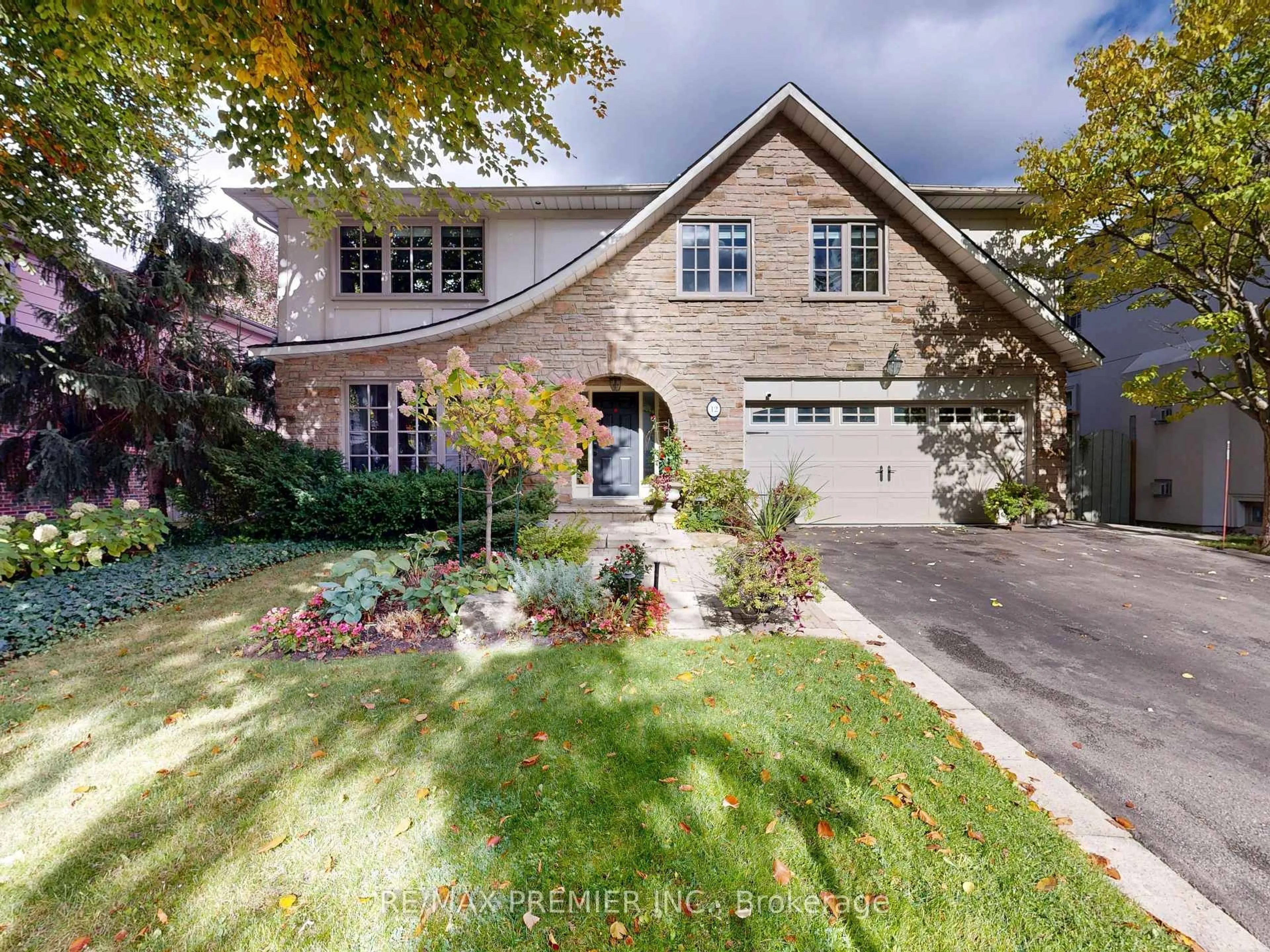 Home with brick exterior material, street for 12 Chipstead Rd, Toronto Ontario M3B 3E6