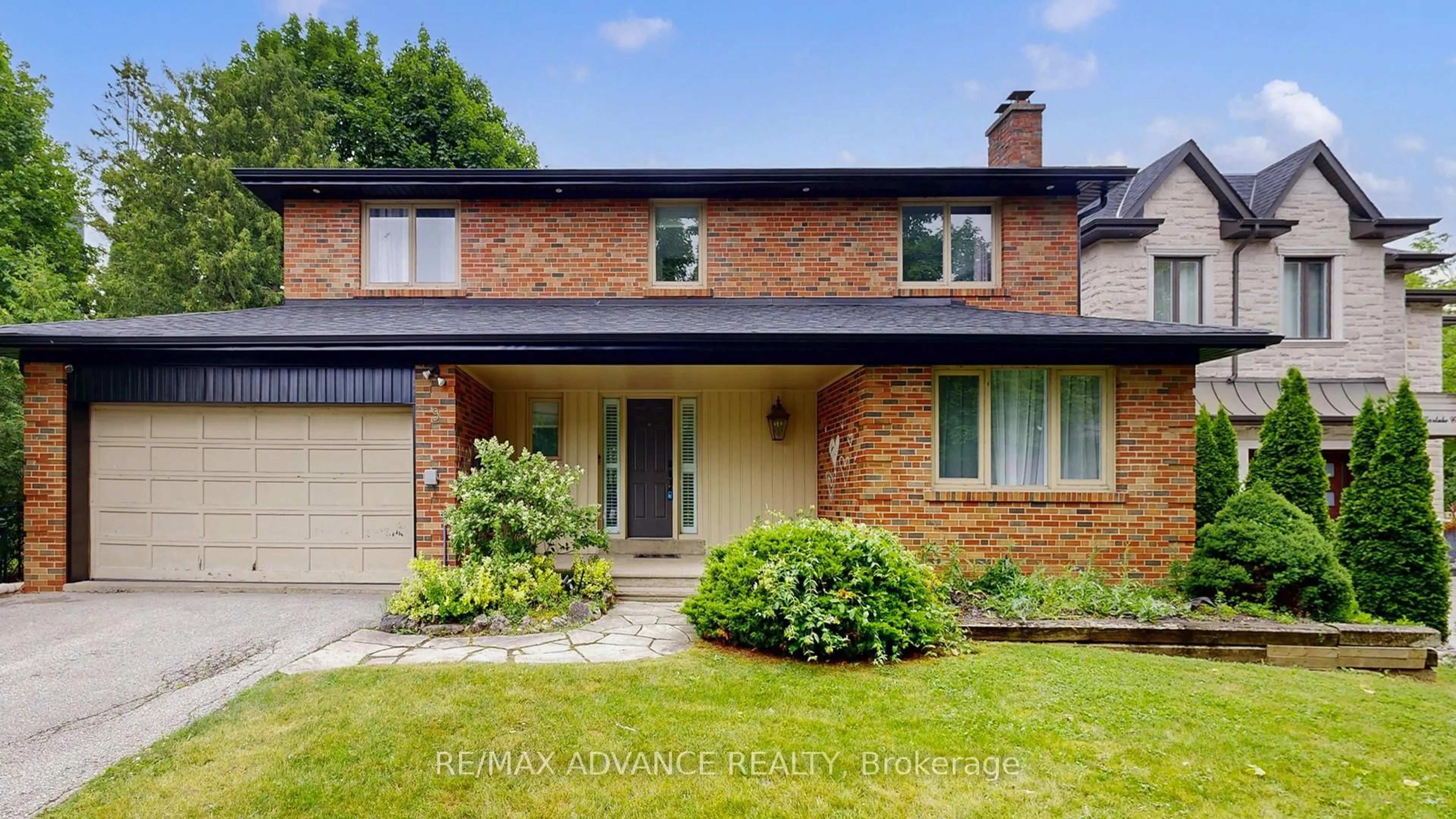 Home with brick exterior material, street for 9 Carluke Cres, Toronto Ontario M2L 2H7