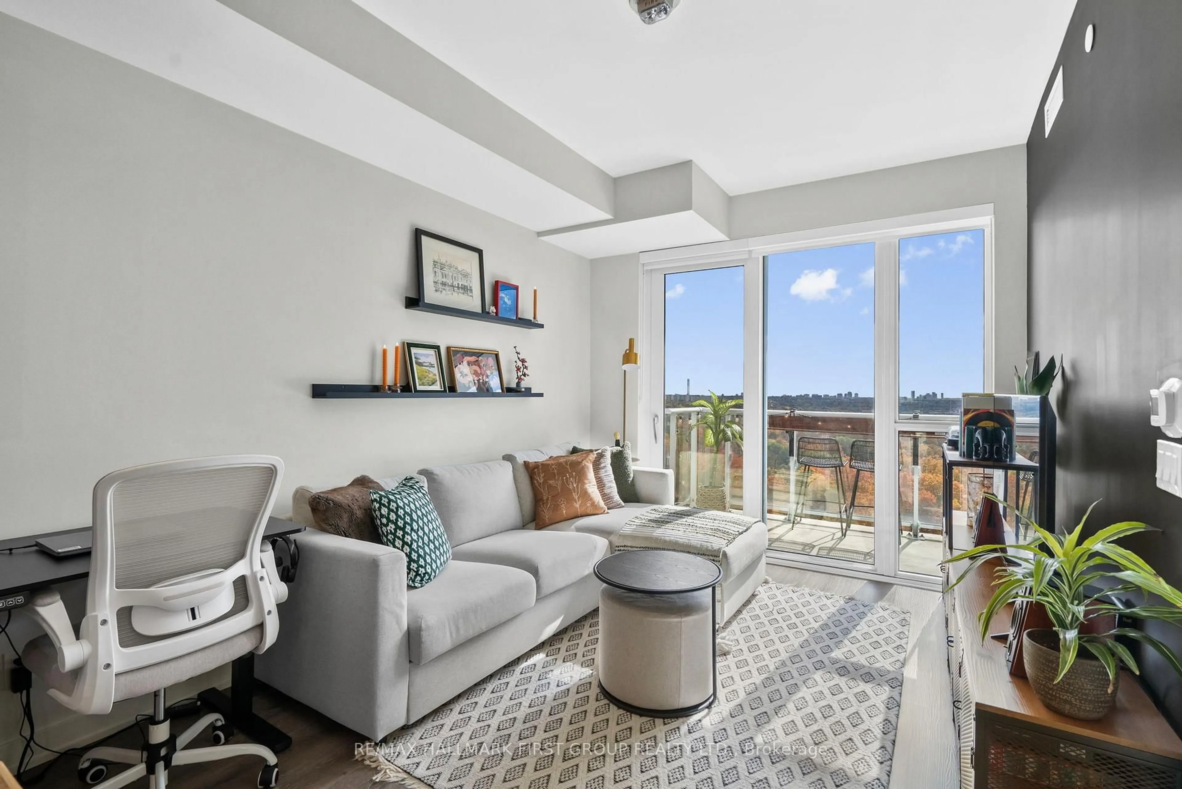 Living room with furniture, unknown for 10 Deerlick Crt #1610, Toronto Ontario M3A 0A7