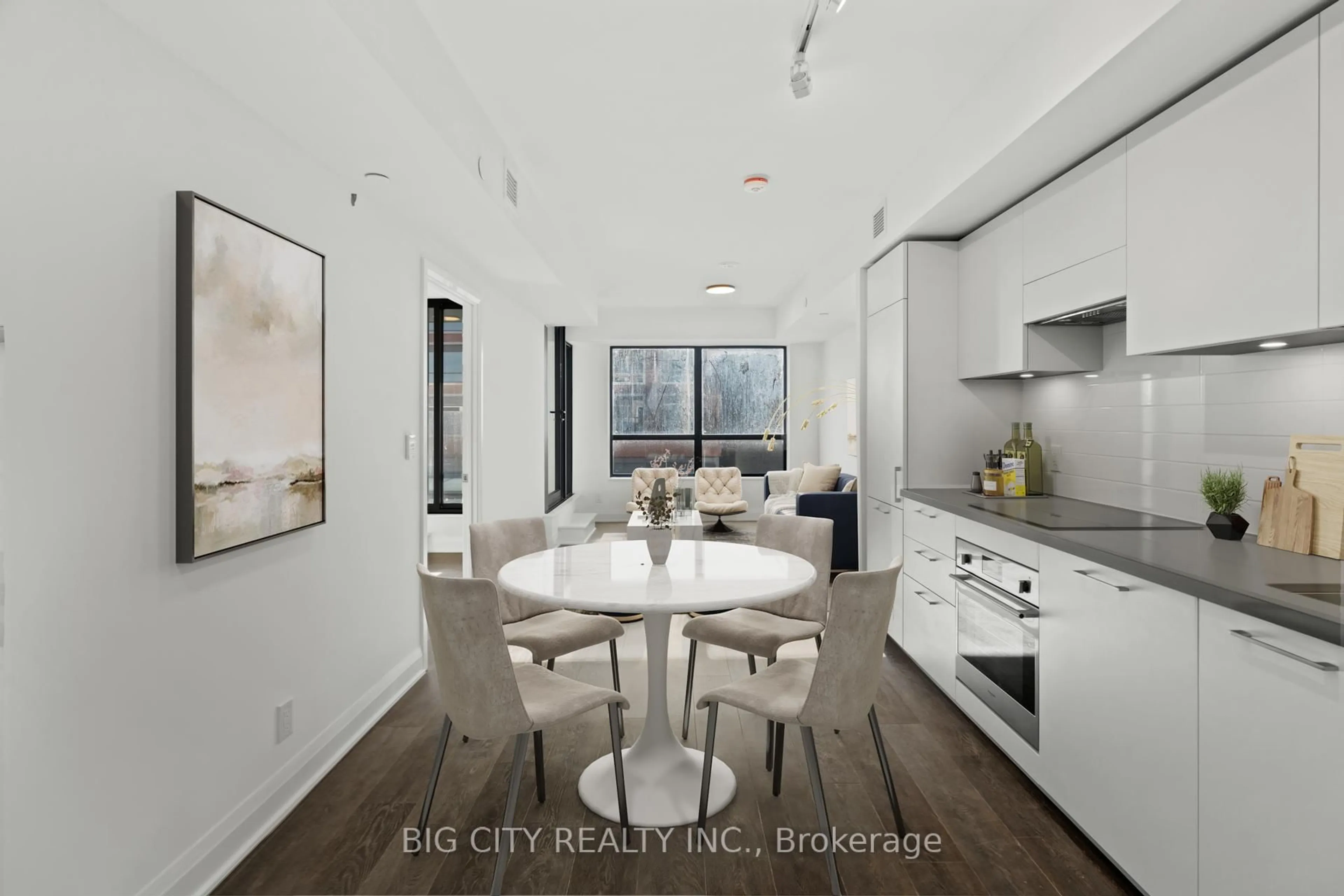 Open concept kitchen, unknown for 33 Frederick Todd Way #328, Toronto Ontario M4G 0C9