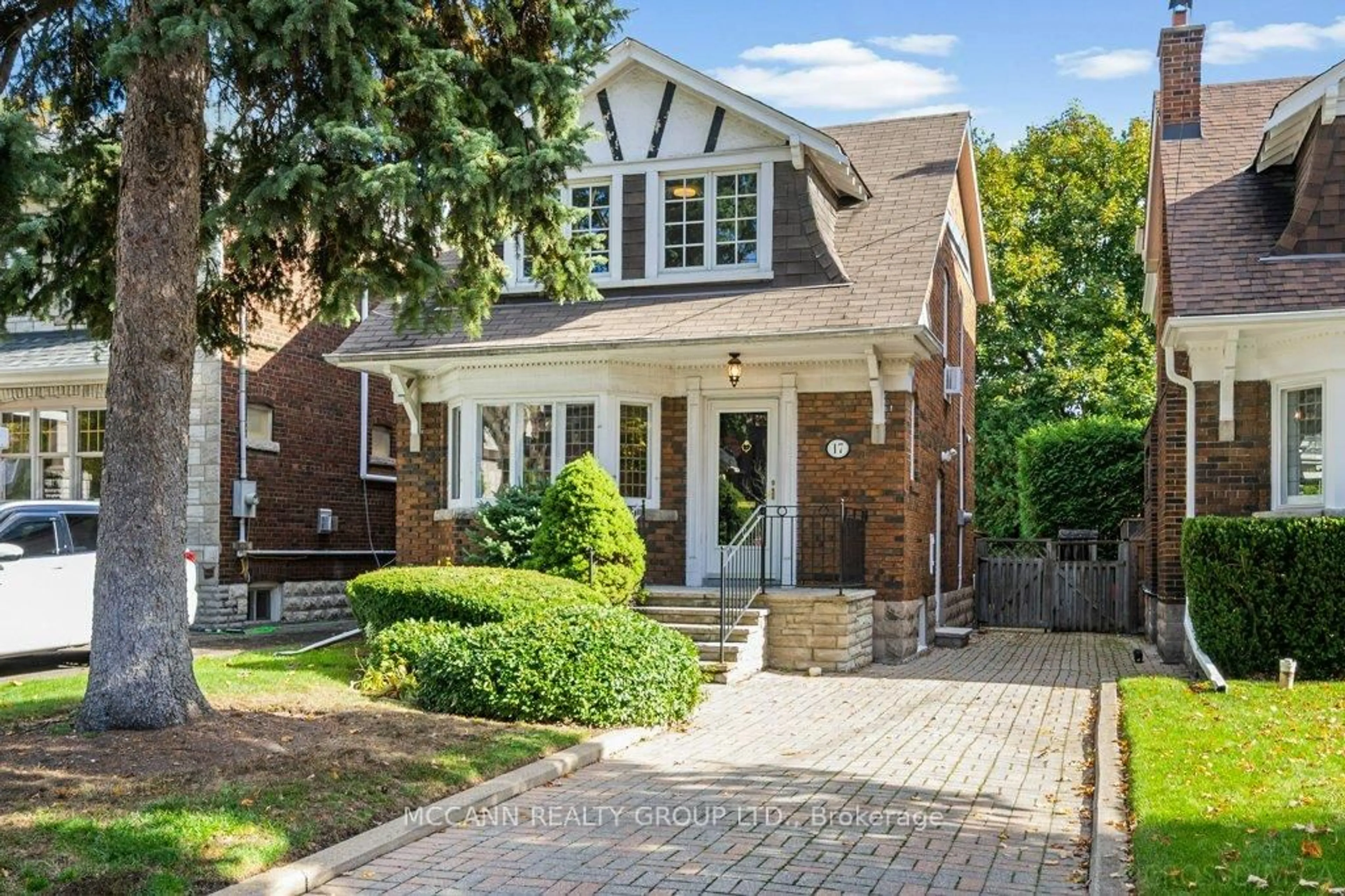 Home with brick exterior material, street for 17 Donegall Dr, Toronto Ontario M4G 3G6