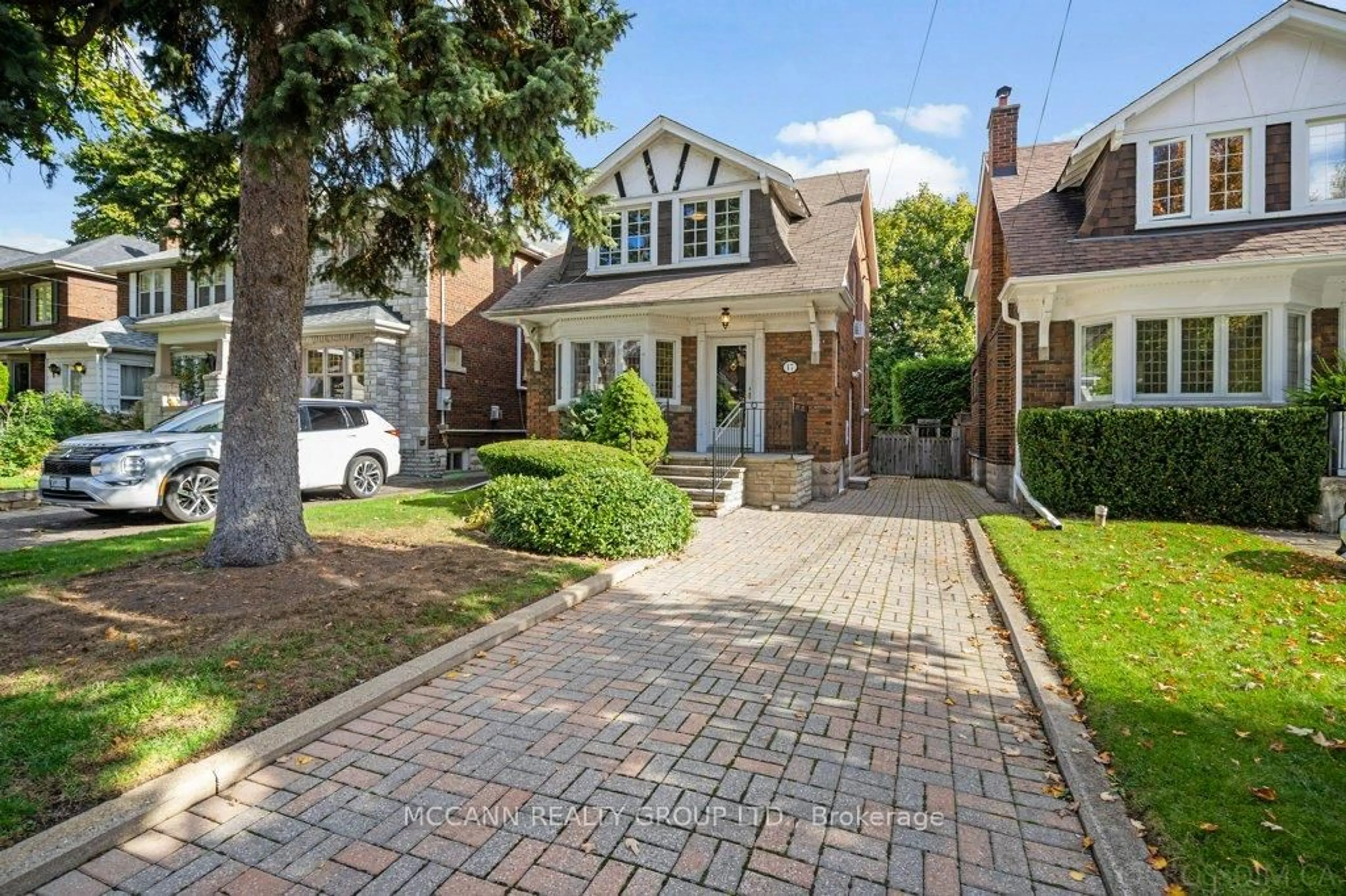 Home with brick exterior material, street for 17 Donegall Dr, Toronto Ontario M4G 3G6