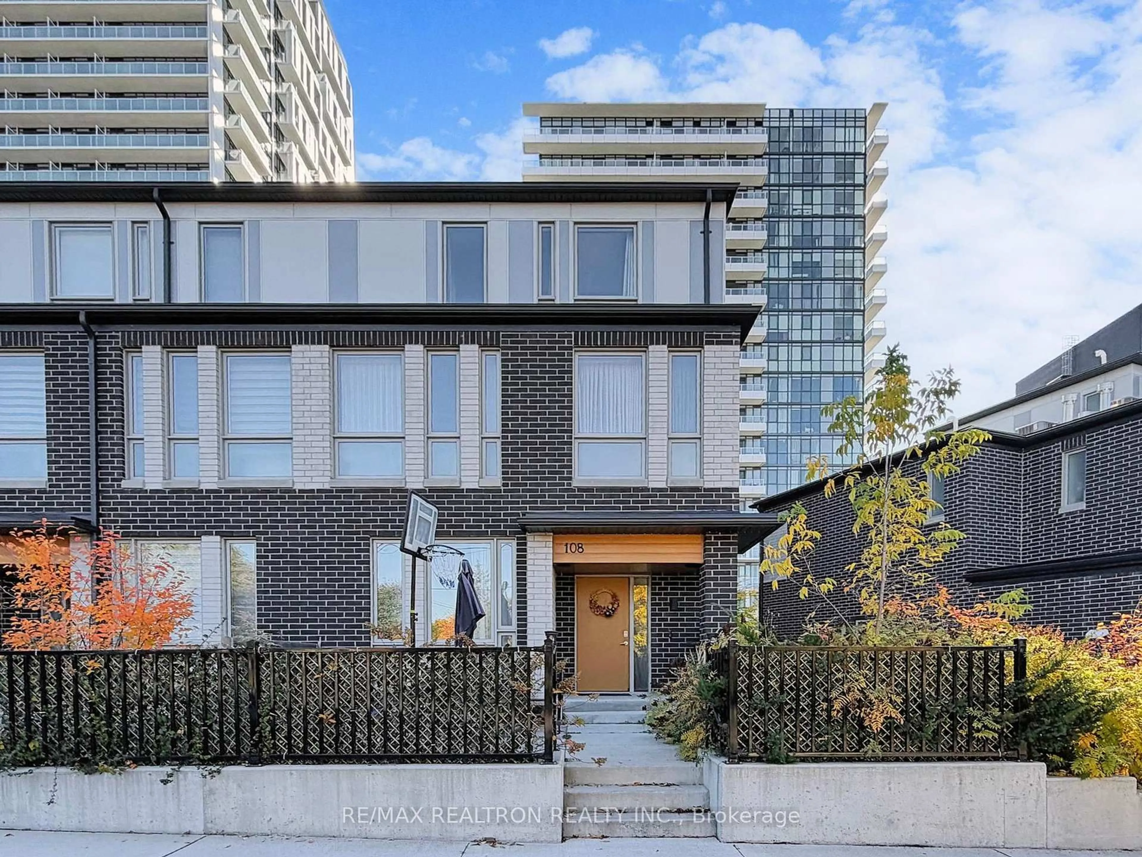 Home with brick exterior material, street for 180 Fairview Mal Dr #108, Toronto Ontario M2J 0G4