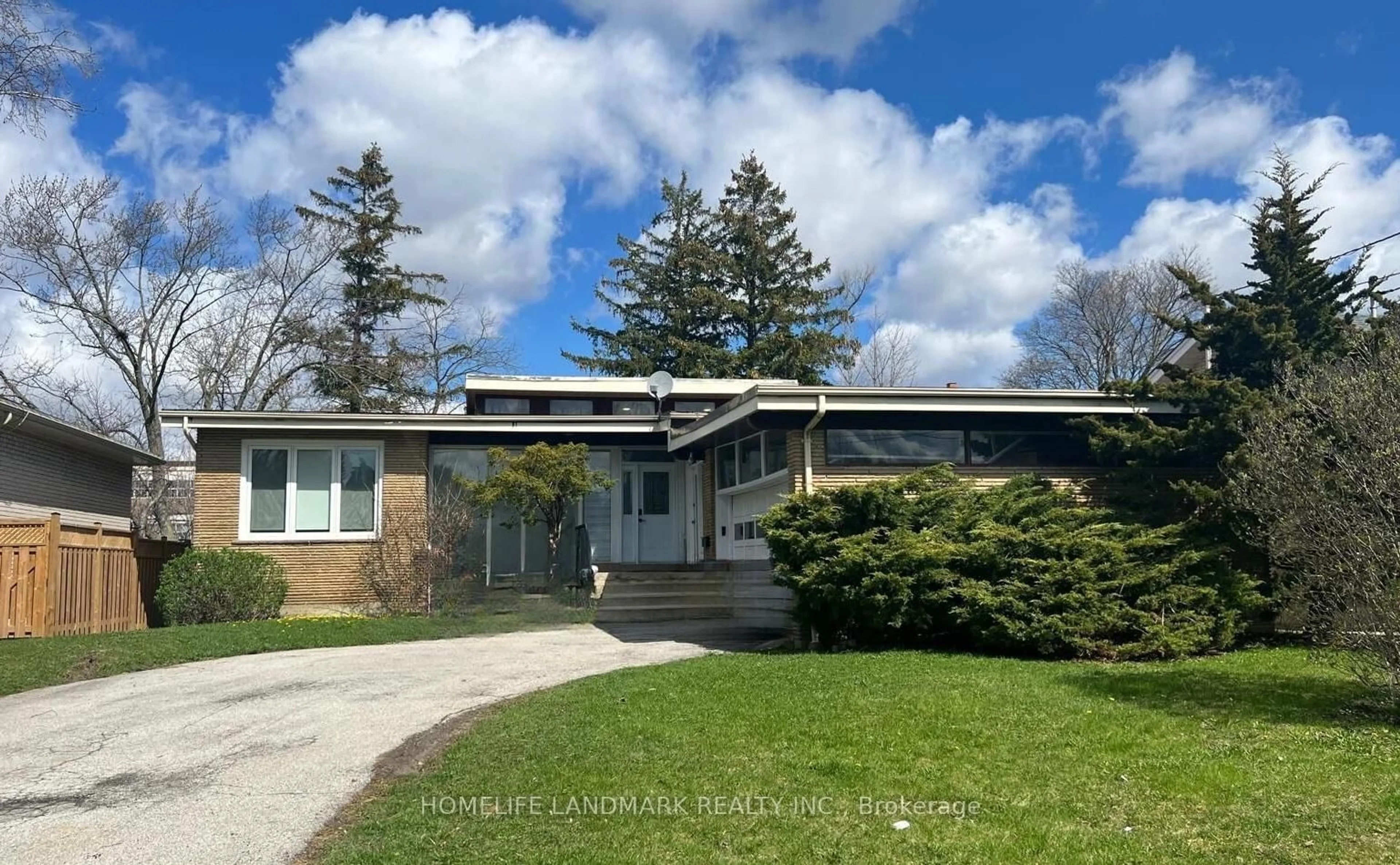 Home with vinyl exterior material, street for 12 Blue Forest Dr, Toronto Ontario M3H 4W2