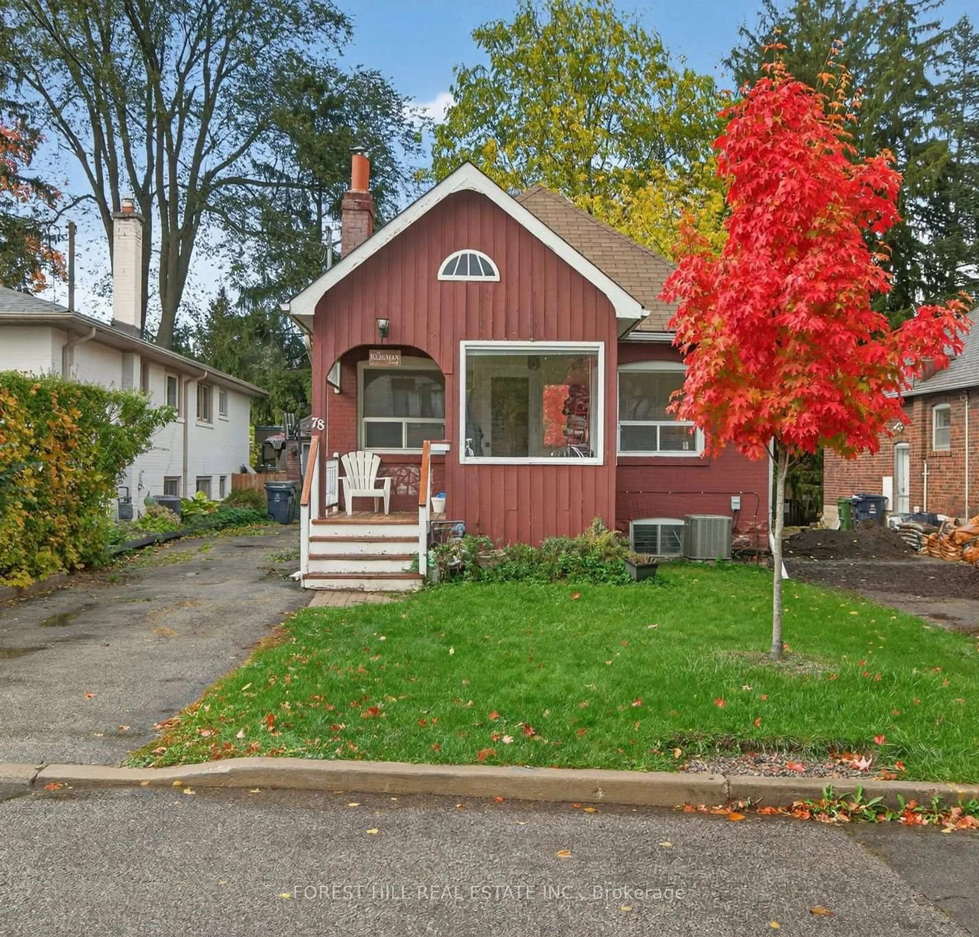 Home with vinyl exterior material, street for 78 Burndale Ave, Toronto Ontario M2N 1S7