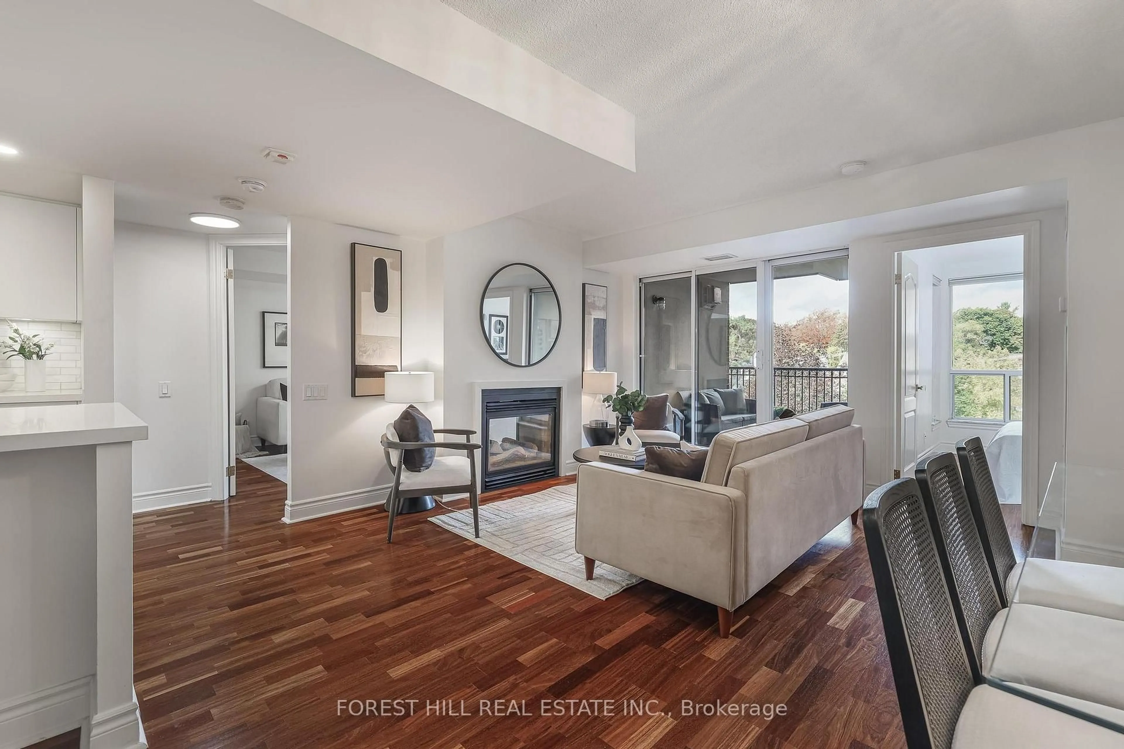 Living room with furniture, unknown for 2 Alexandra Blvd #407, Toronto Ontario M4R 1L7