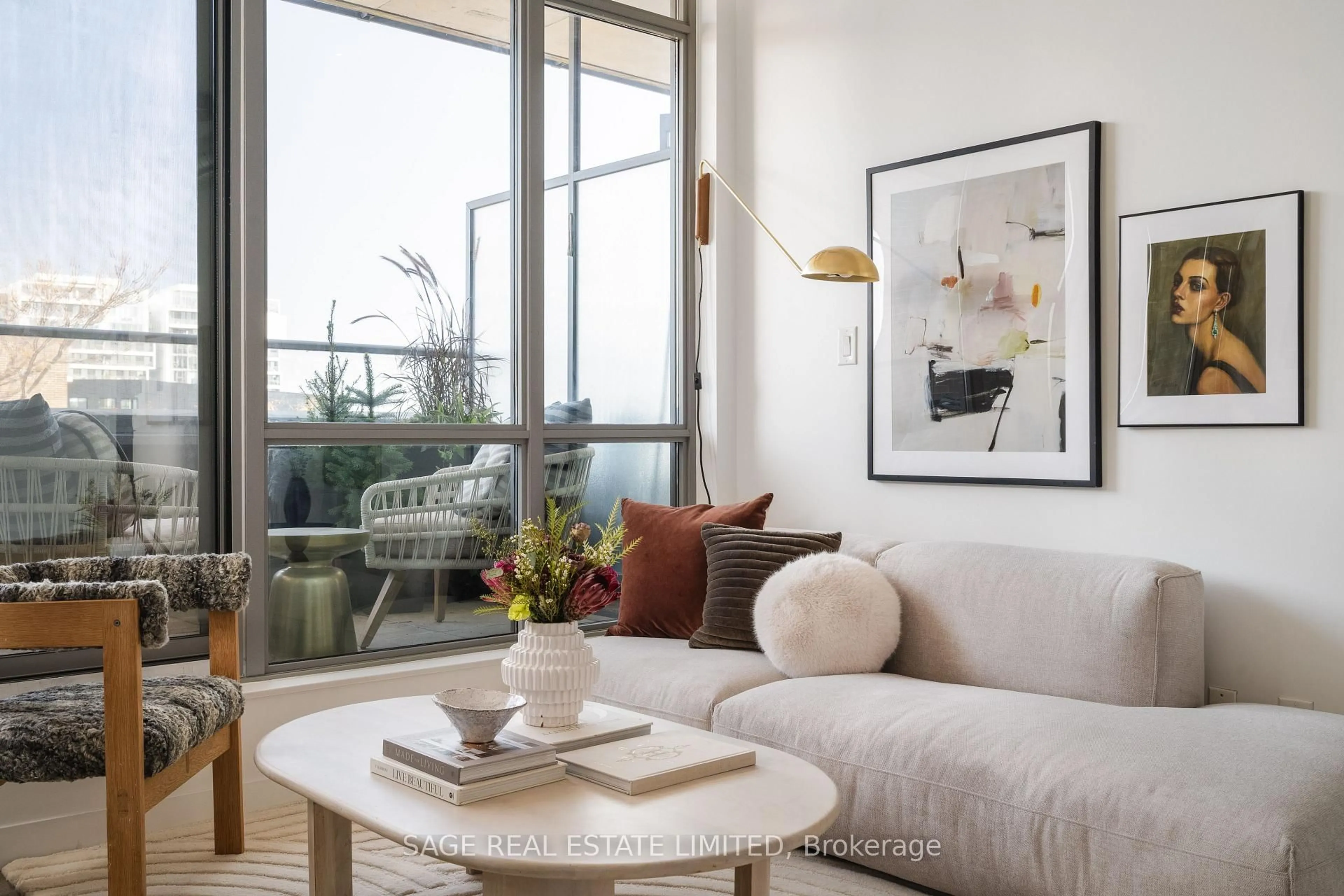 Living room with furniture, unknown for 549 King St #502, Toronto Ontario M5A 1M4