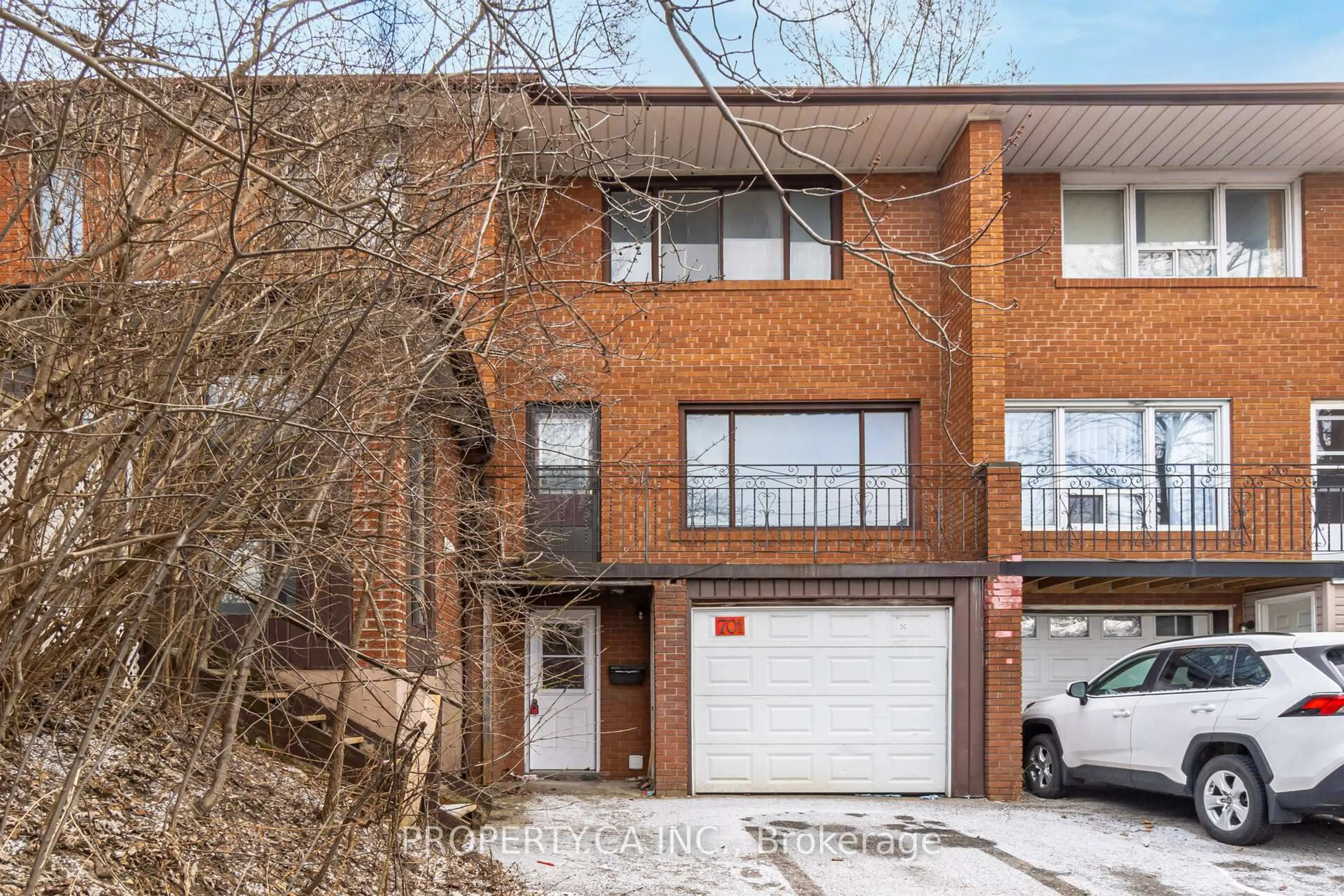 Home with brick exterior material, street for 701 Finch Ave, Toronto Ontario M3H 4X4