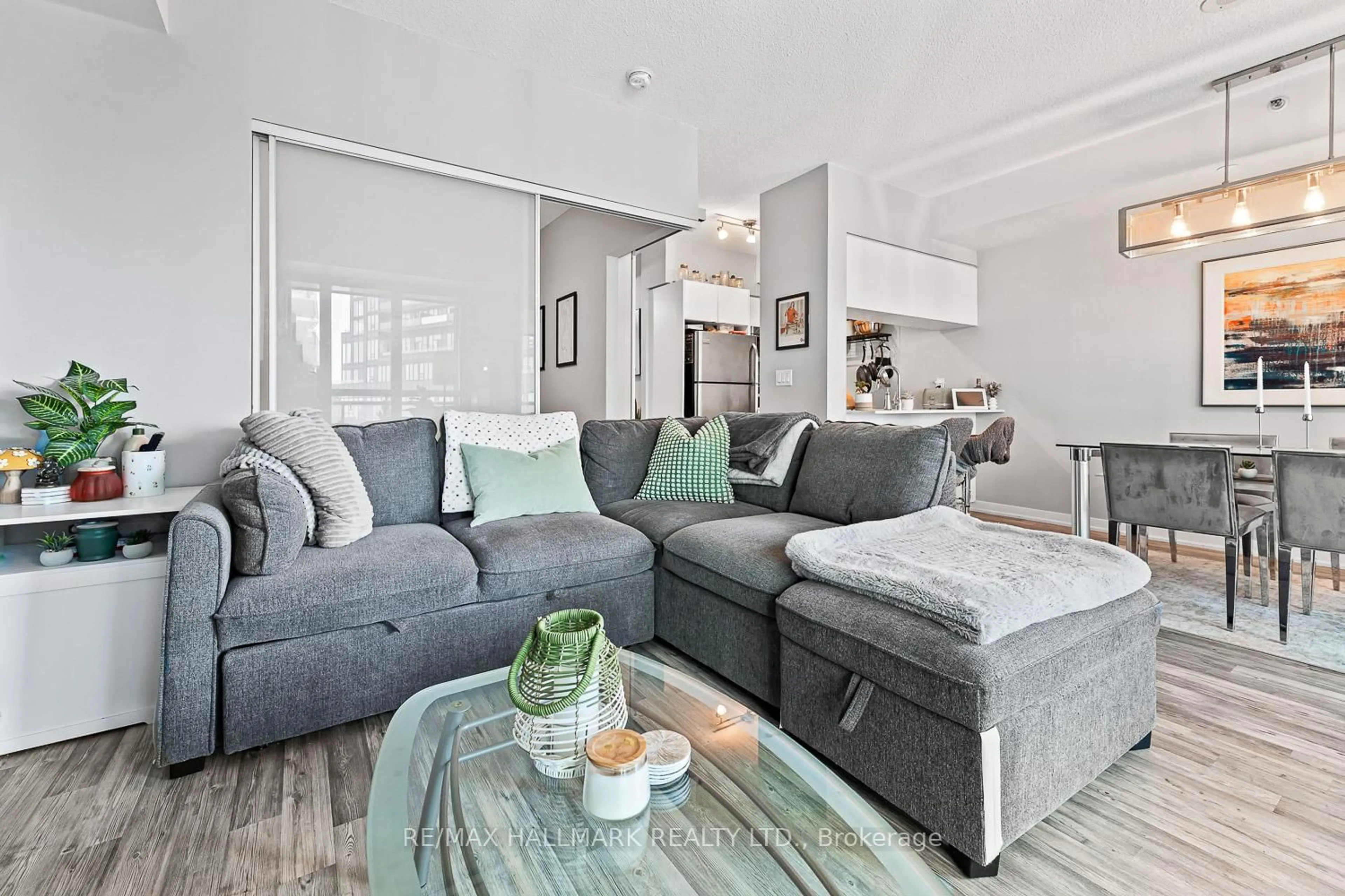 Living room with furniture, unknown for 69 Lynn Williams St #709, Toronto Ontario M6K 3R7