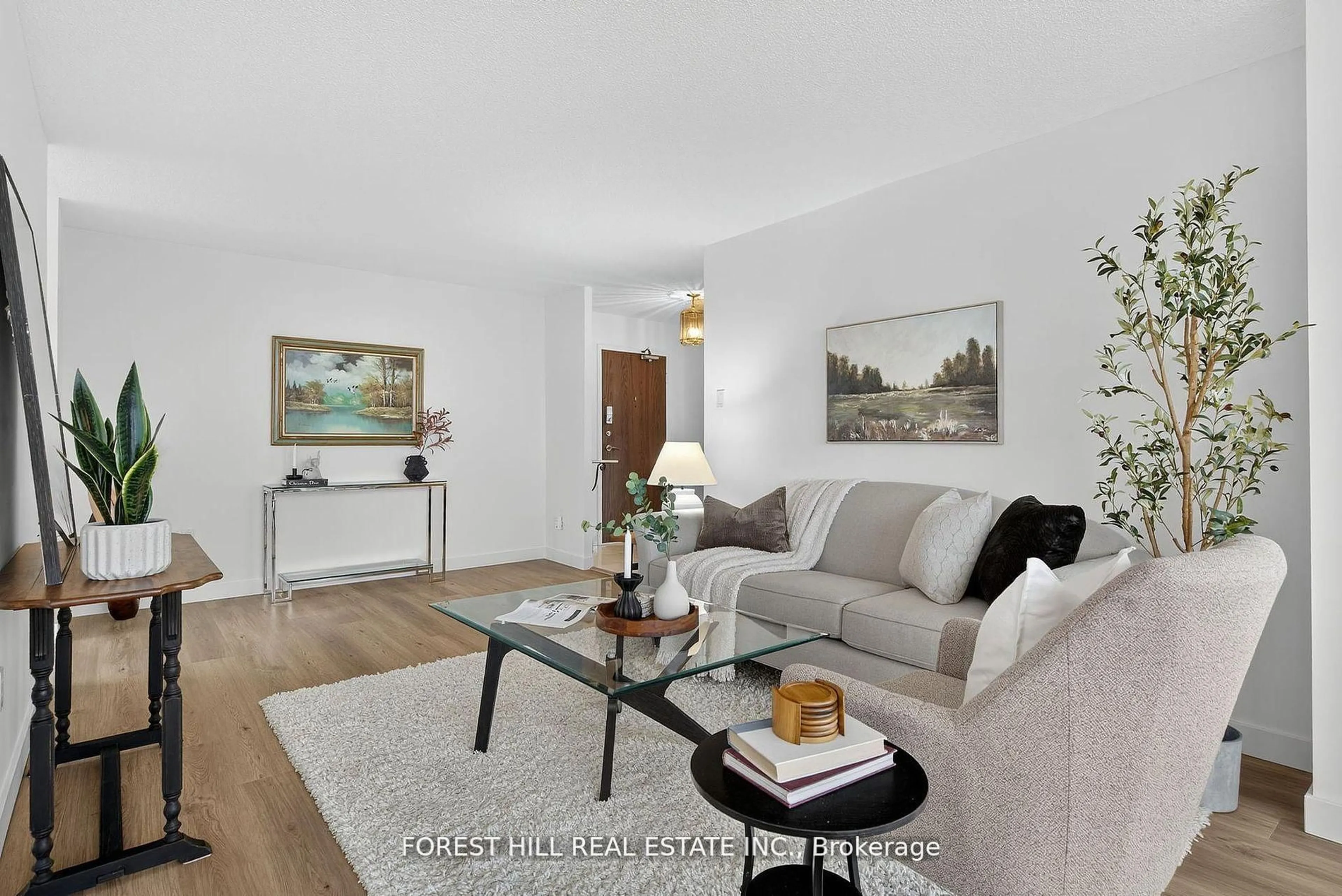 Living room with furniture, unknown for 80 Antibes Dr #1802, Toronto Ontario M2R 3N5