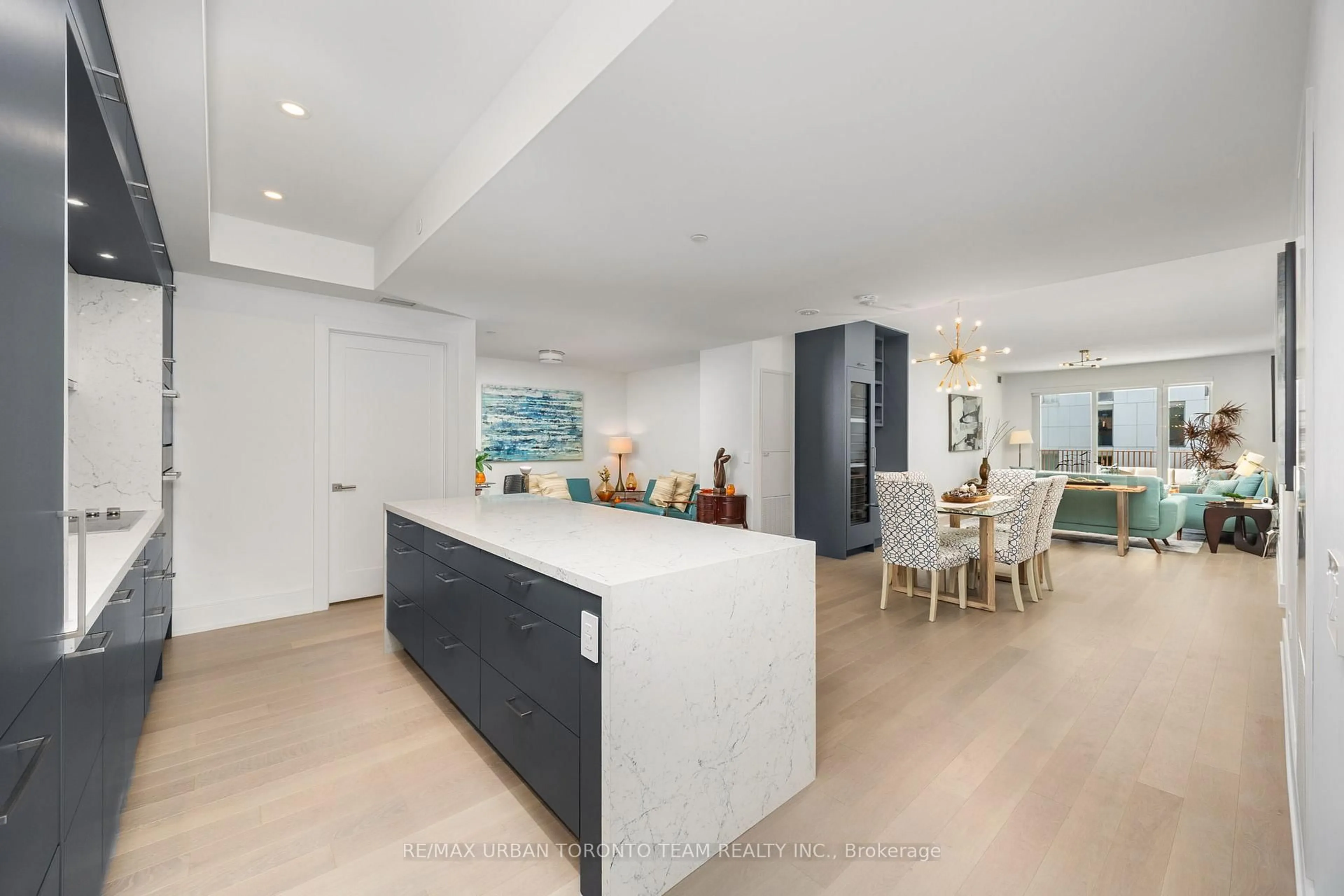 Open concept kitchen, unknown for 155 Merchants' Wharf #415, Toronto Ontario M5A 0Y4