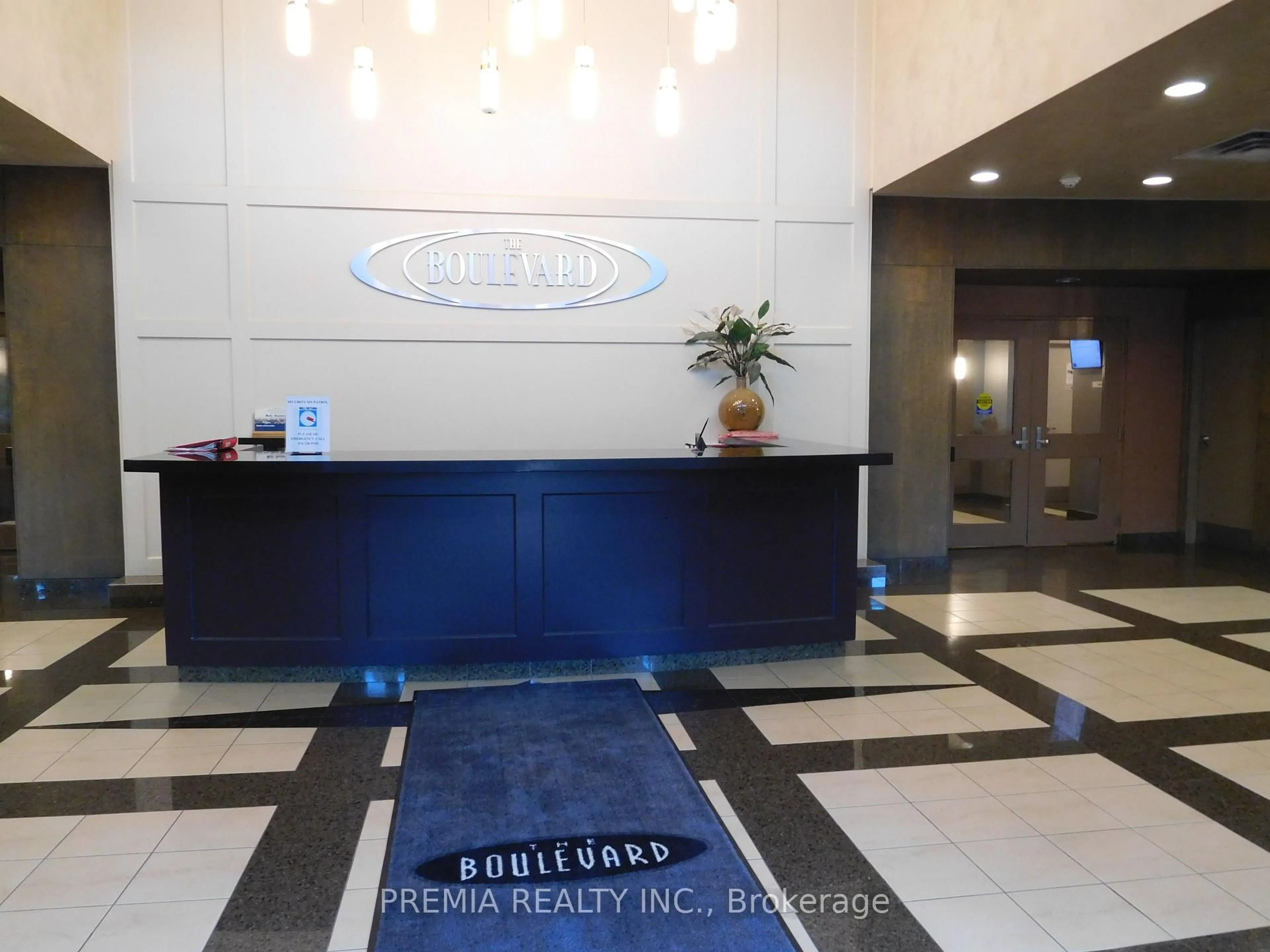 Lobby for 188 Doris Ave #2106, Toronto Ontario M2N 6Z5