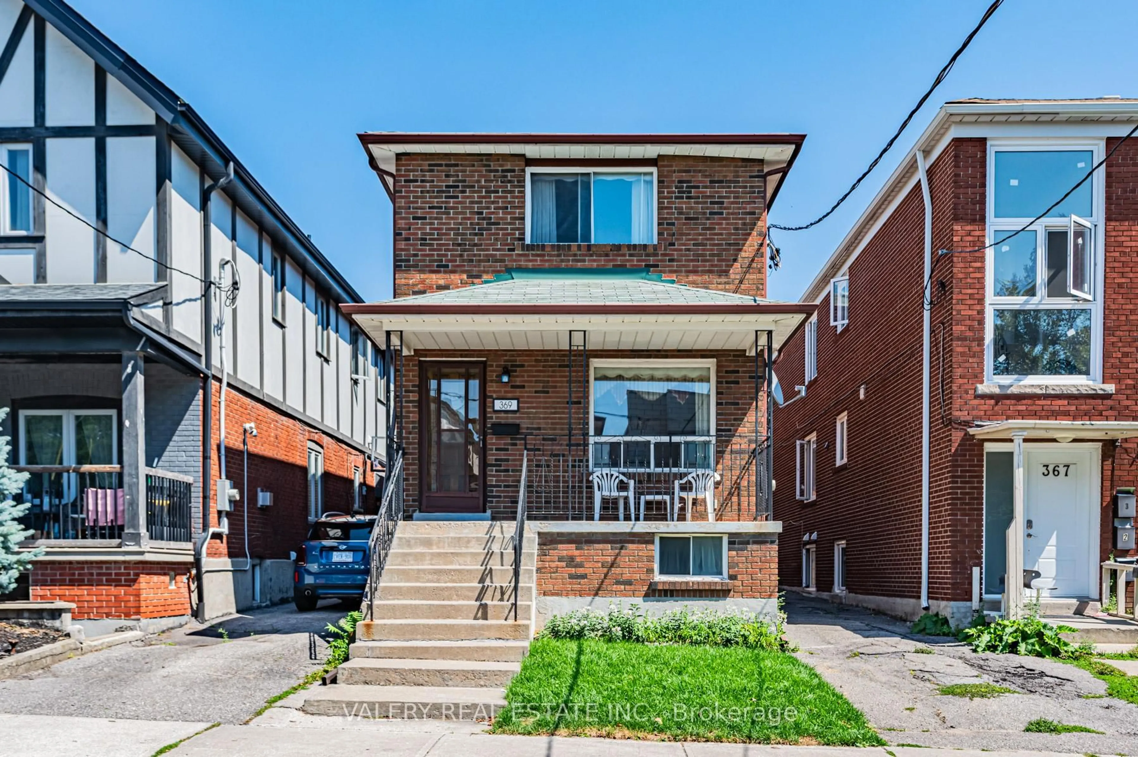 Home with brick exterior material, street for 369 Winona Dr, Toronto Ontario M6C 3T4