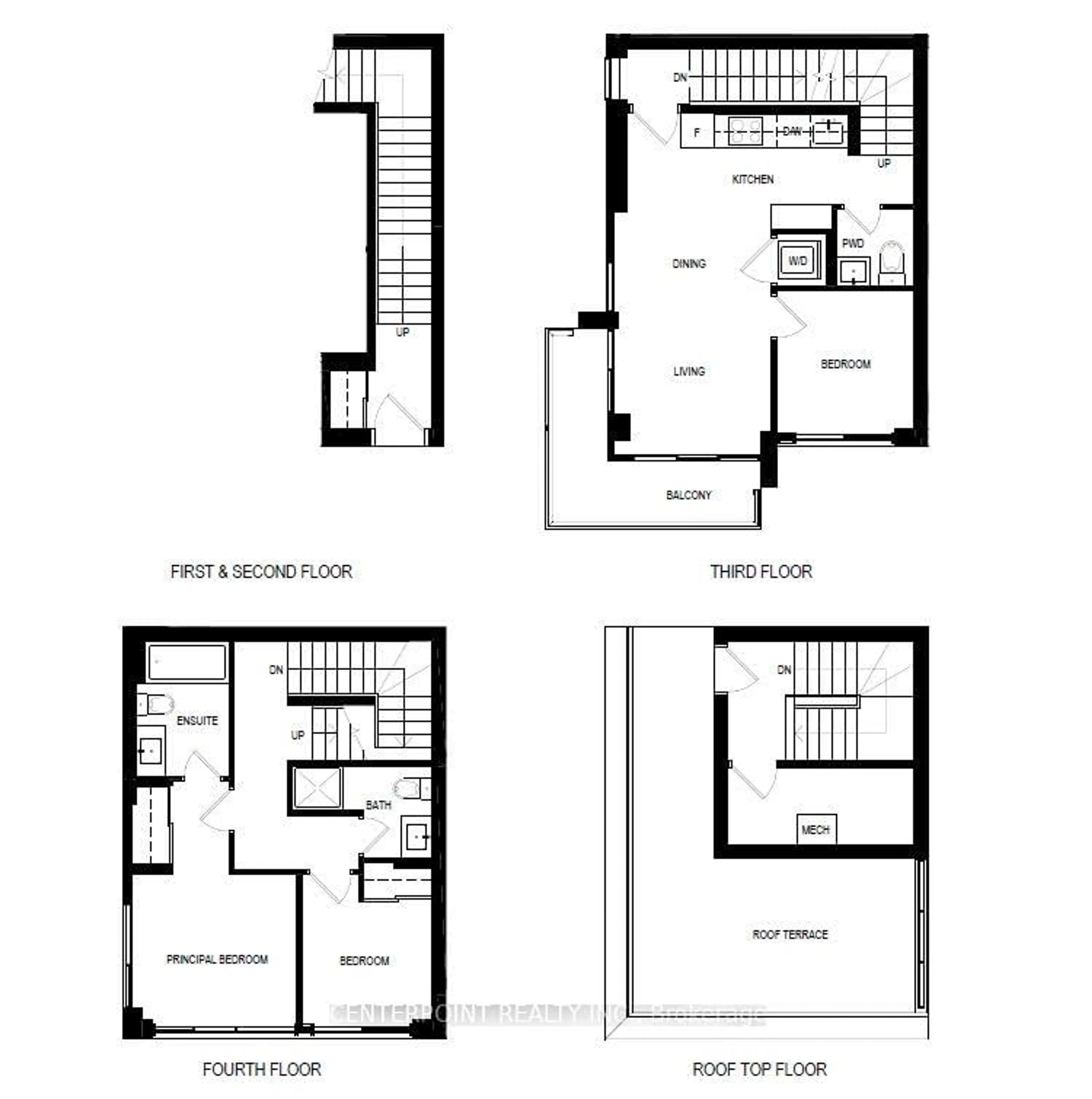 Floor plan for 75 Curlew Dr #222, Toronto Ontario M3A 2P8