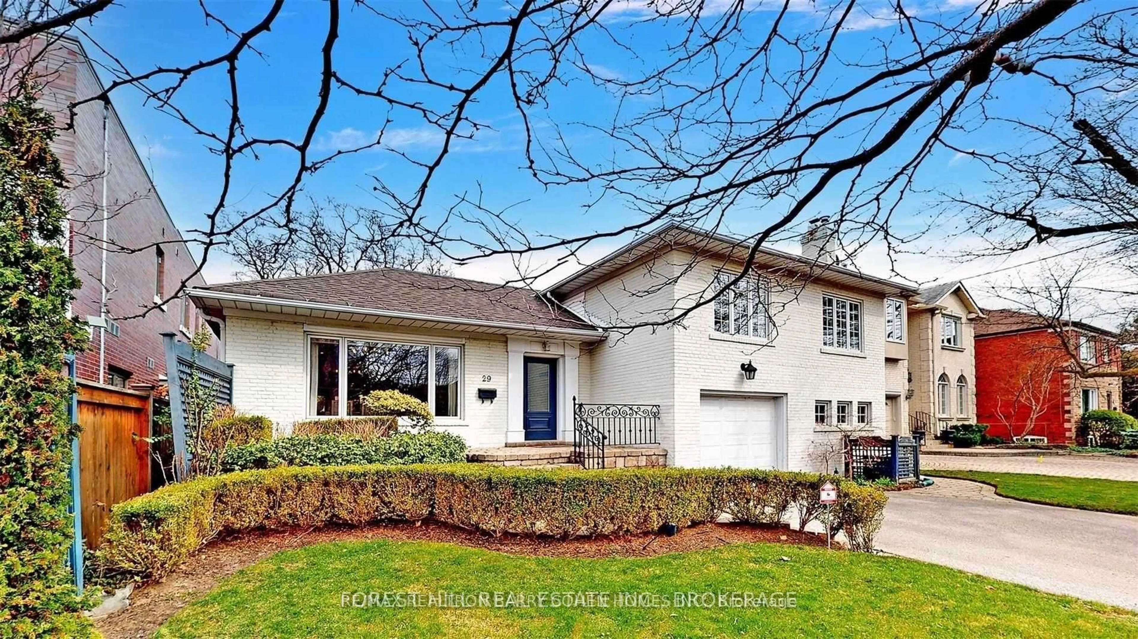 Home with brick exterior material, street for 29 Glen Rush Blvd, Toronto Ontario M5N 2T4