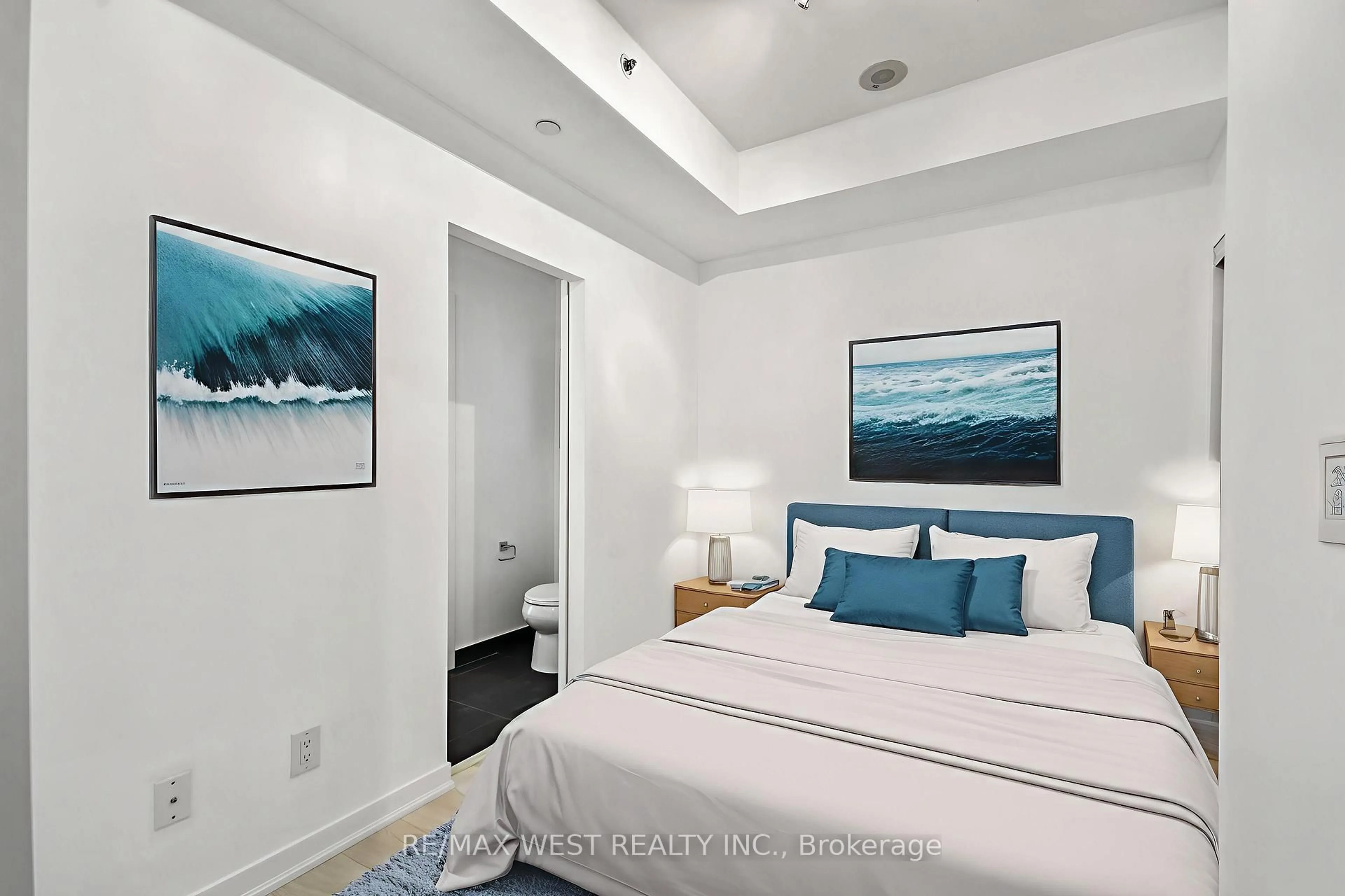 Bedroom with bed, unknown for 51 East Liberty St #607, Toronto Ontario M6K 3P8