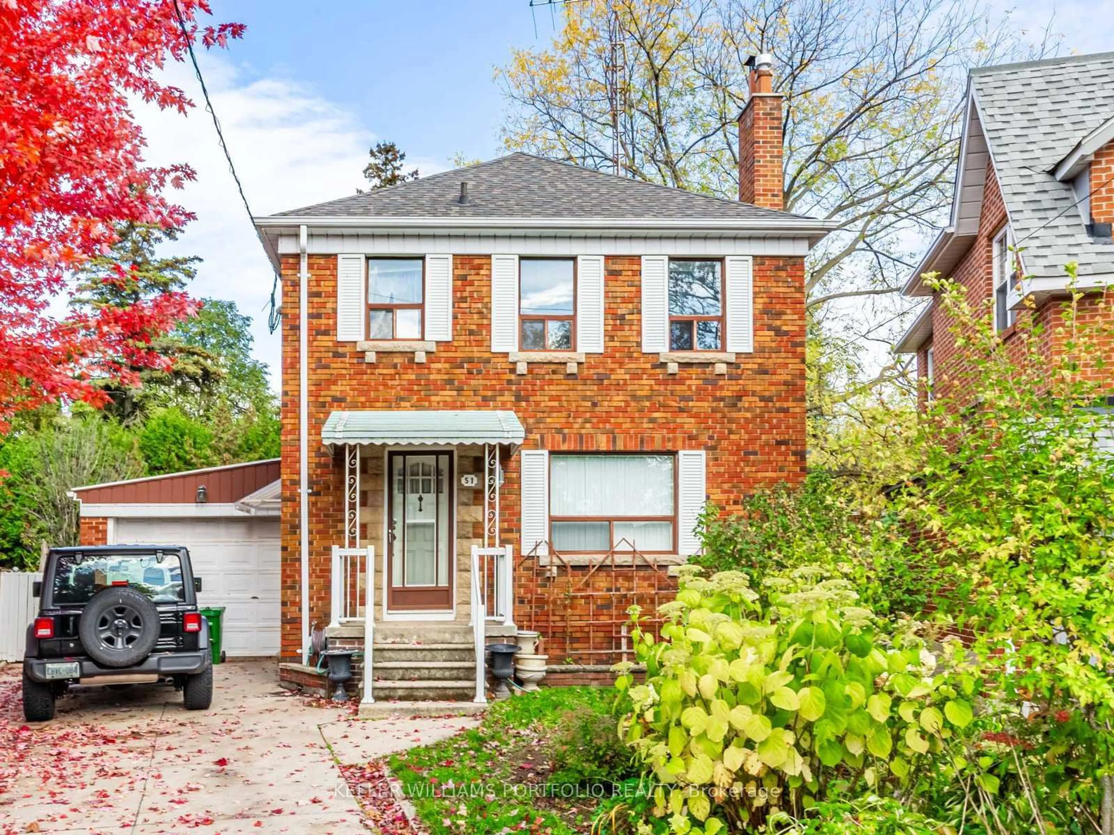 Home with brick exterior material, street for 51 Glenavy Ave, Toronto Ontario M4P 2T9