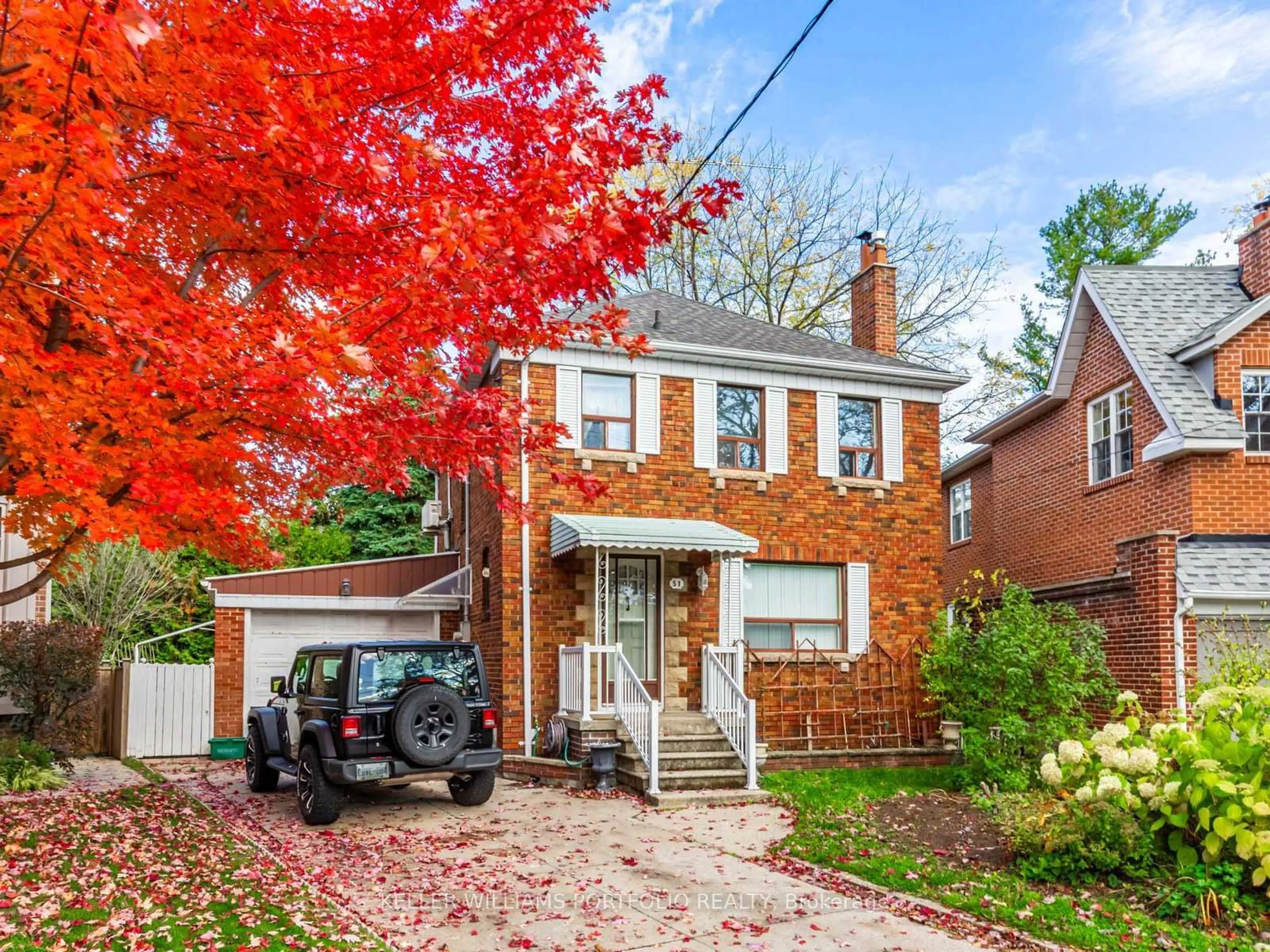 Home with brick exterior material, street for 51 Glenavy Ave, Toronto Ontario M4P 2T9