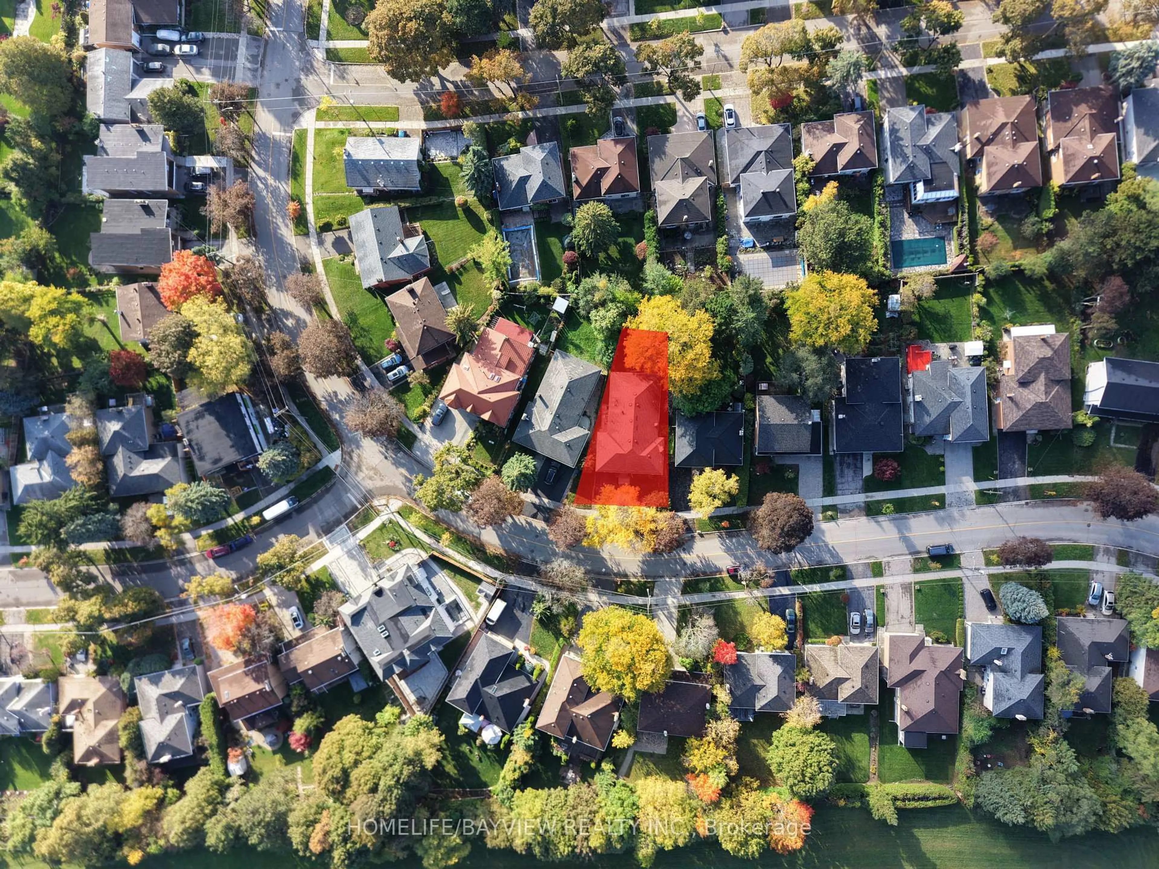 A pic from outside/outdoor area/front of a property/back of a property/a pic from drone, street for 42 Tollerton Ave, Toronto Ontario M2K 2H3