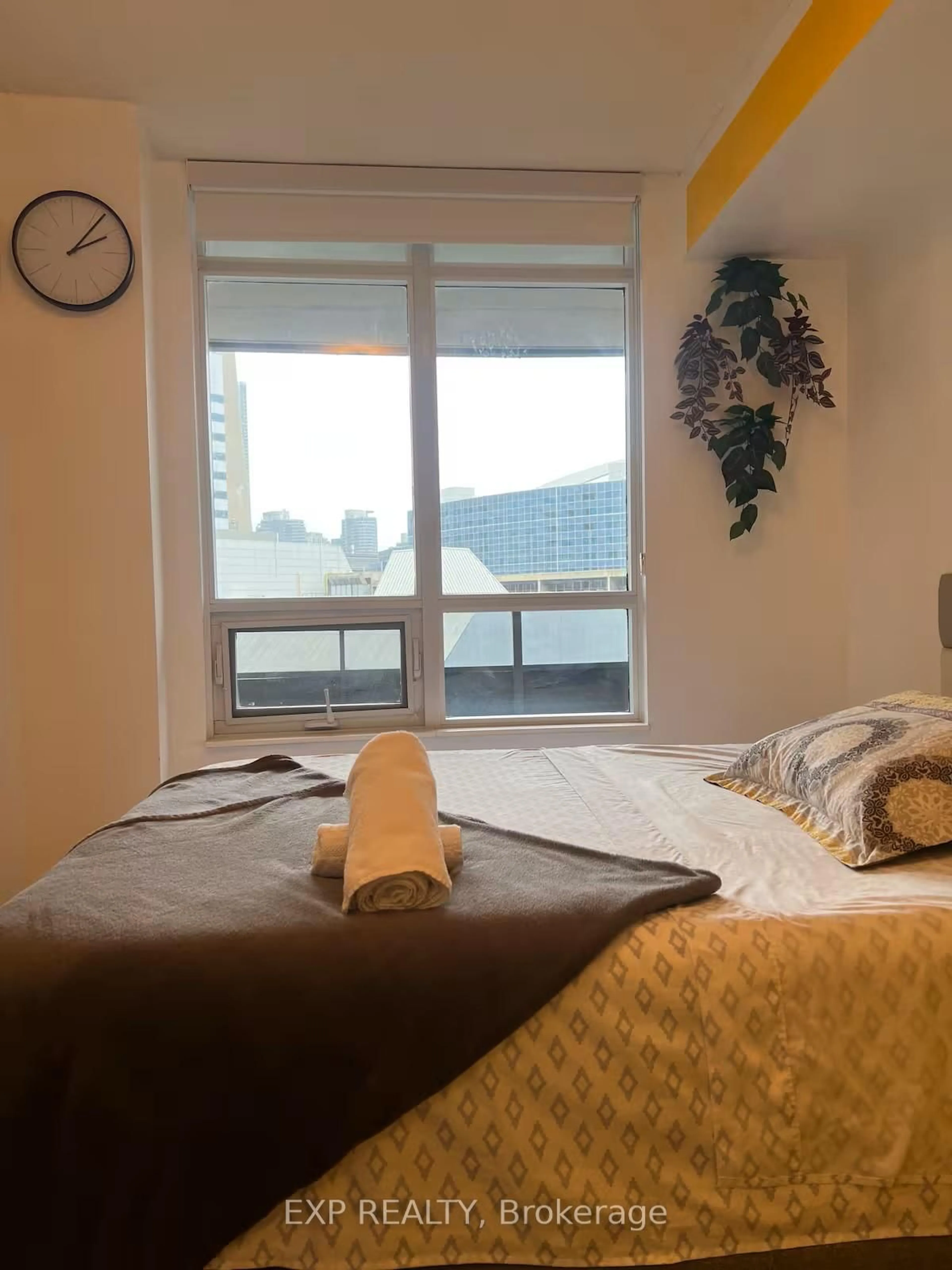 Bedroom with bed, unknown for 20 Blue Jays Way #814, Toronto Ontario M5V 3W6