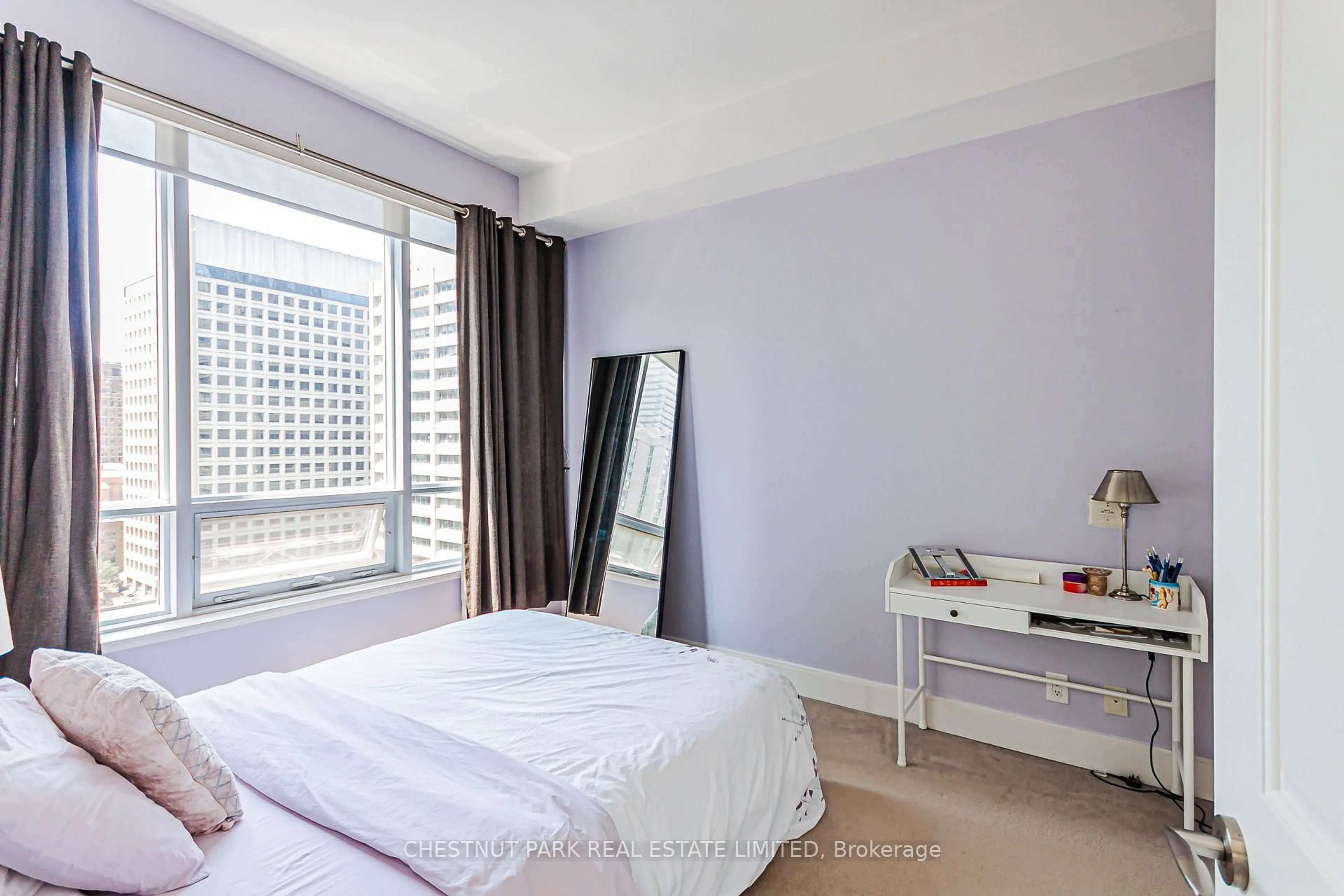 Bedroom with bed, unknown for 21 Balmuto St #1204, Toronto Ontario M4G 1S5