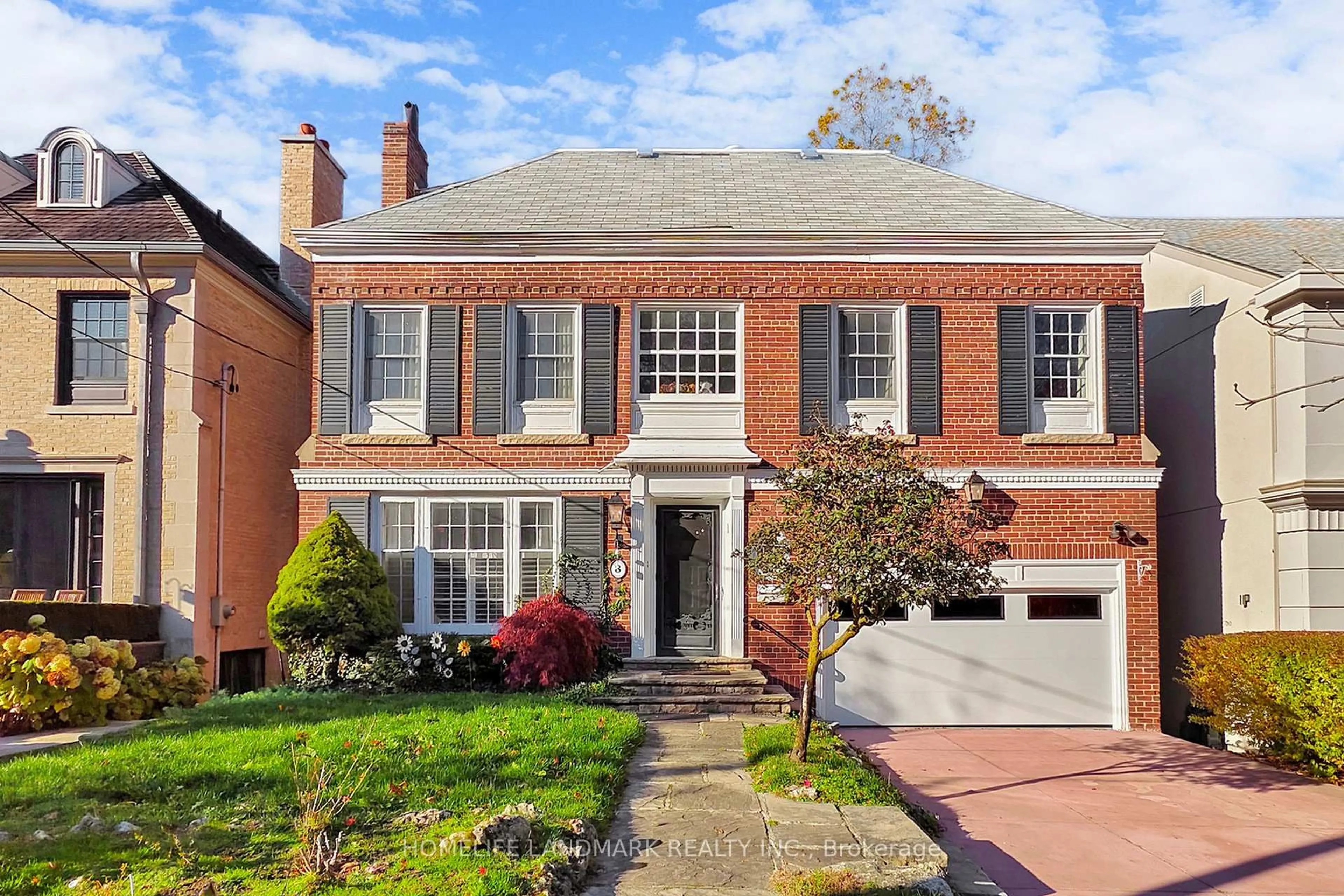 Home with brick exterior material, street for 8 Killarney Rd, Toronto Ontario M5P 1L8