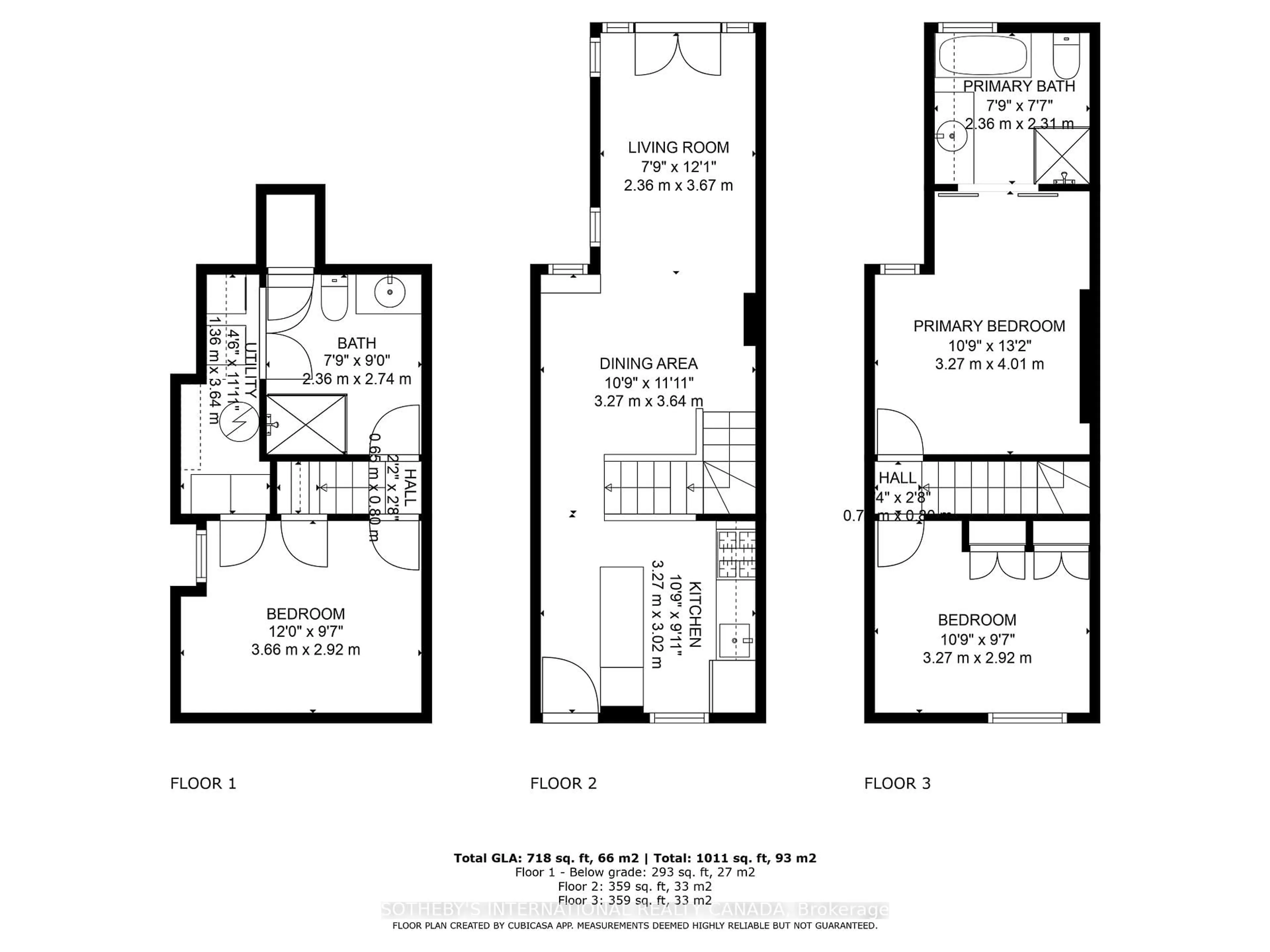 Floor plan for 116 Shaftesbury Ave, Toronto Ontario M4T 1A5