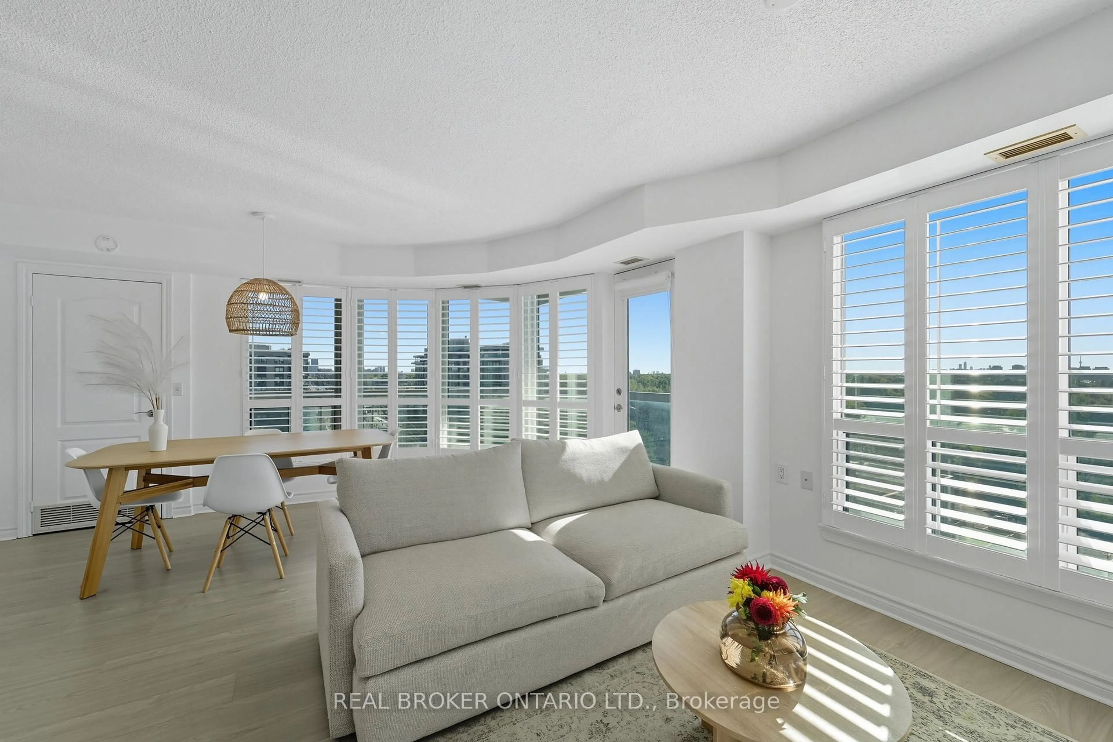 Living room with furniture, unknown for 1030 Sheppard Ave #704, Toronto Ontario M3H 6C1