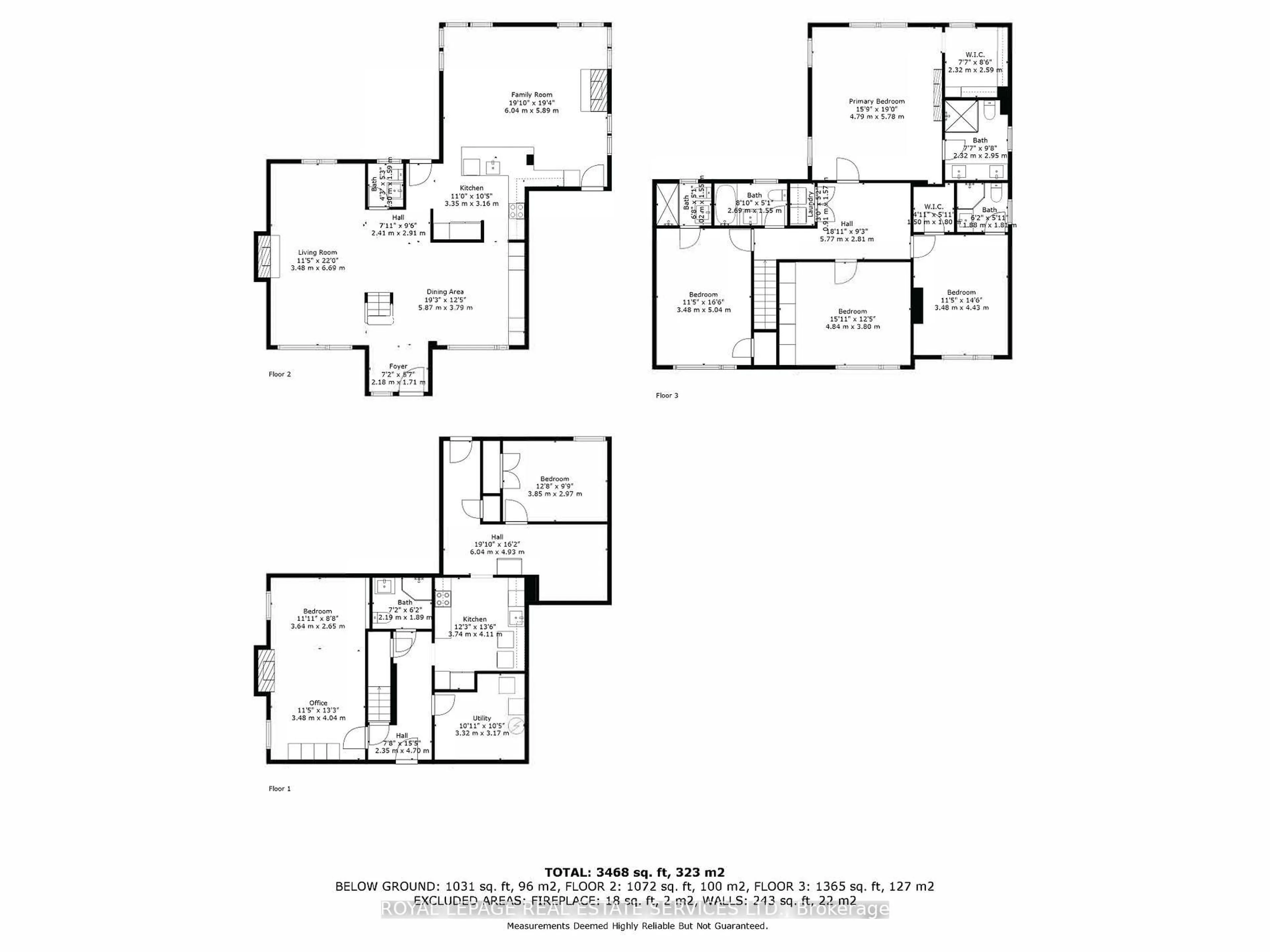 Floor plan for 12 Armour Blvd, Toronto Ontario M5M 3C1