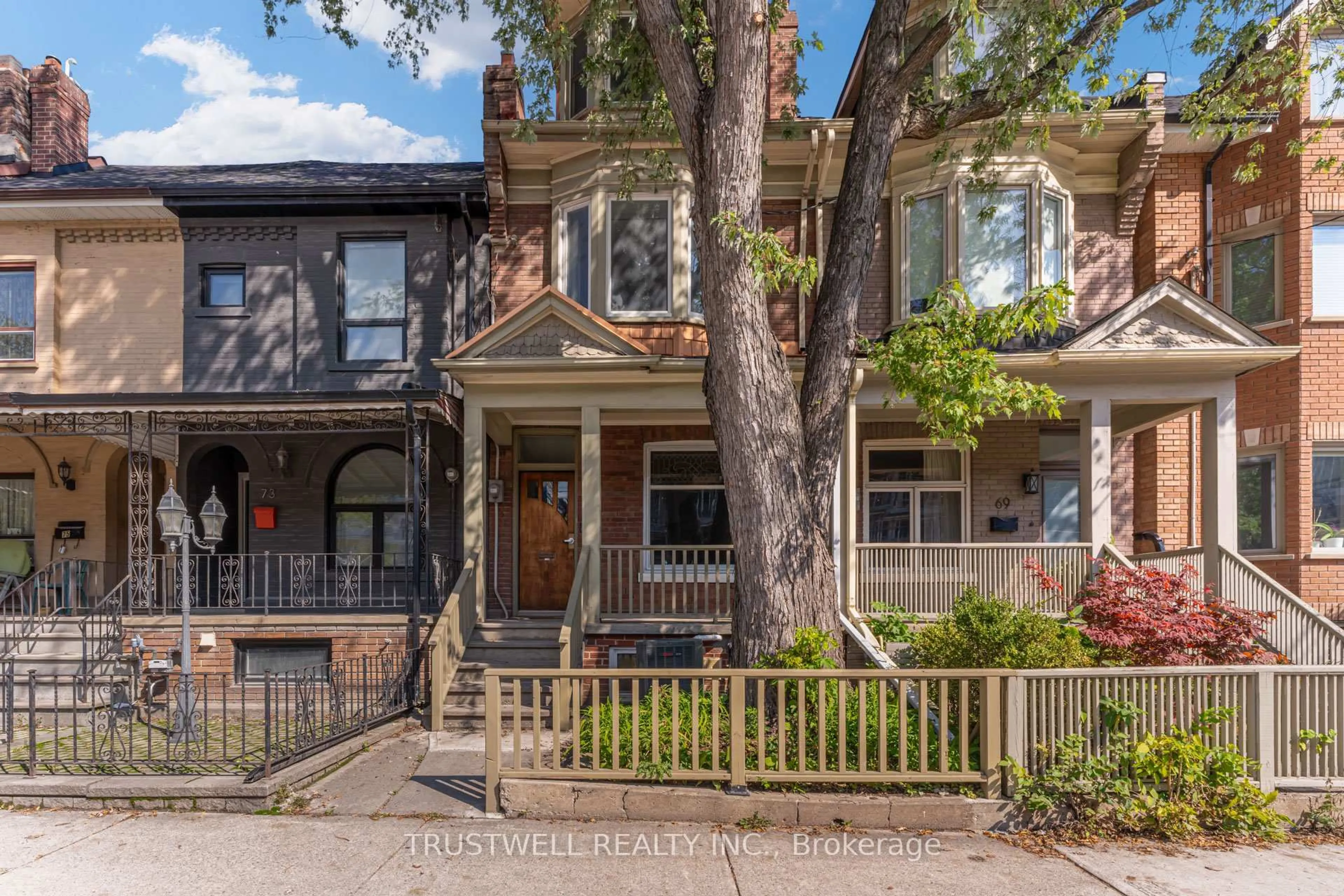 Home with brick exterior material, street for 71 Shaw St, Toronto Ontario M6J 2W3