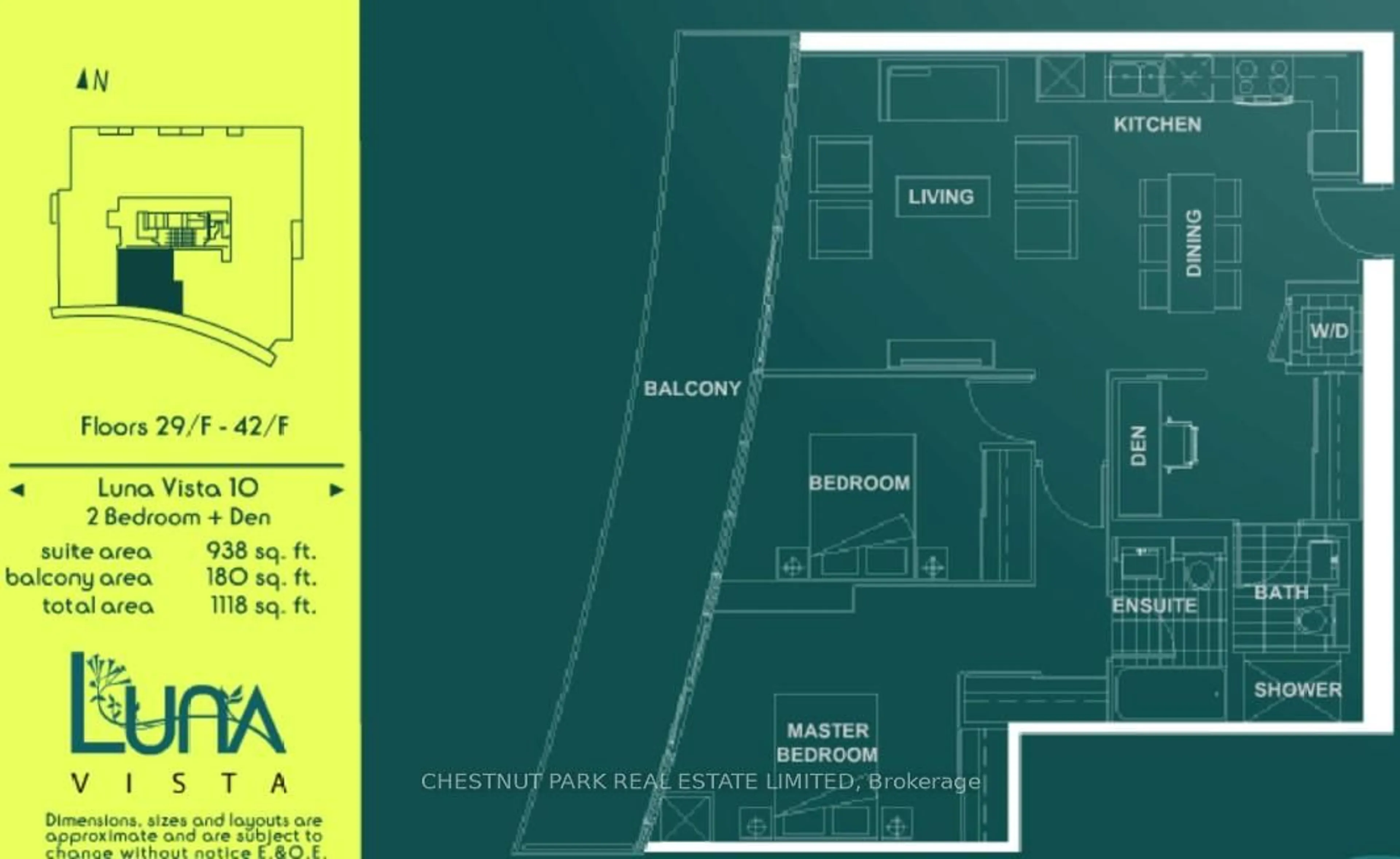 Floor plan for 25 Capreol Crt #3010, Toronto Ontario M5V 3Z7