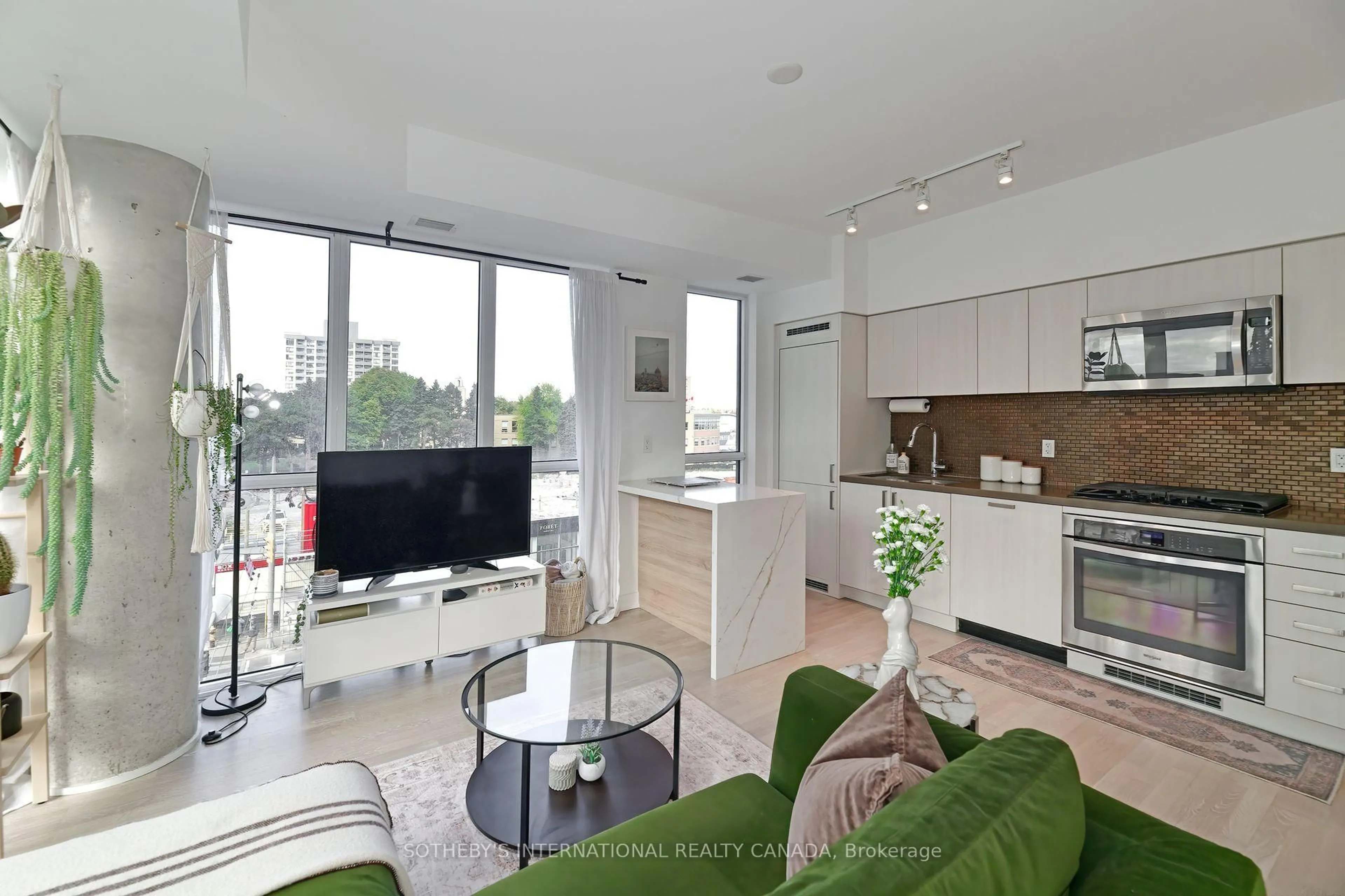 Open concept kitchen, unknown for 501 St Clair Ave #326, Toronto Ontario M5P 0A2