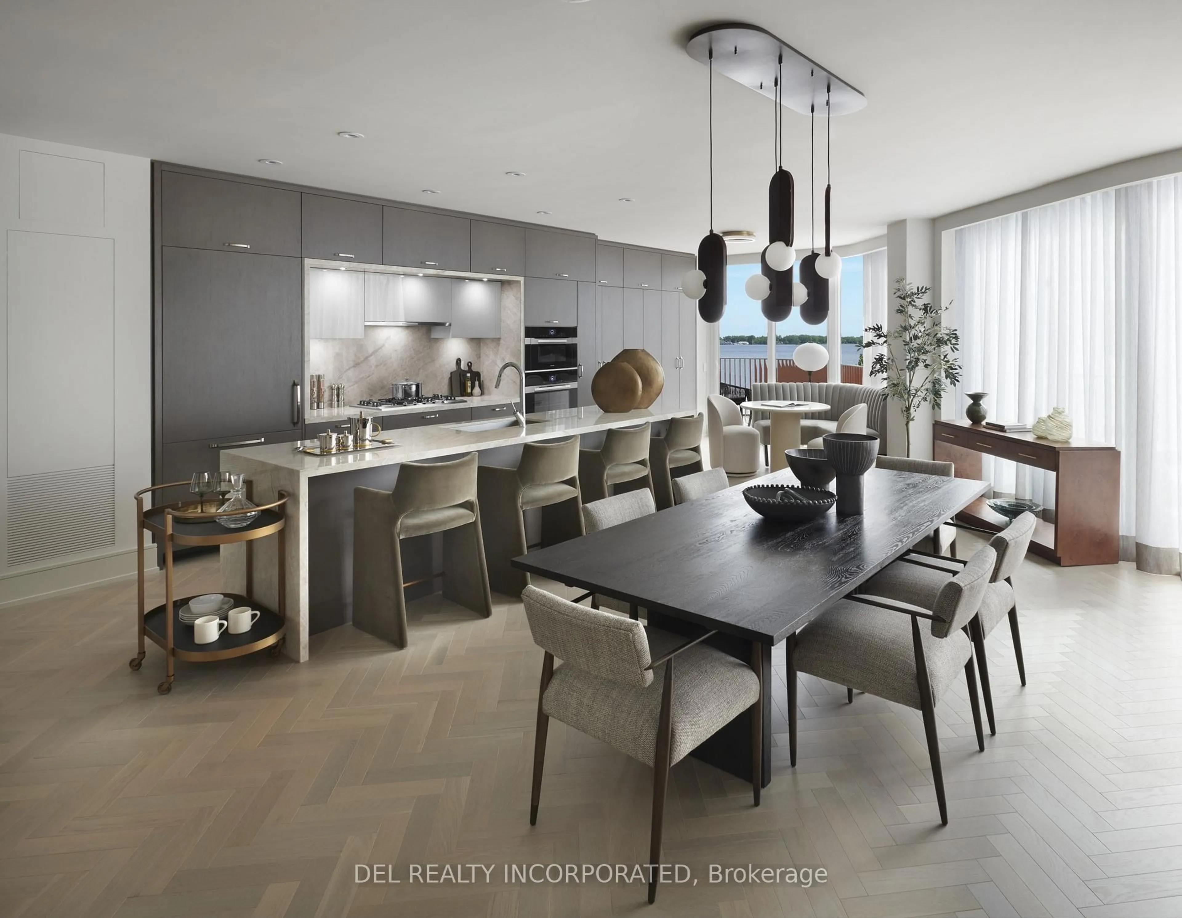 Open concept kitchen, unknown for 155 Merchants' Wharf #815, Toronto Ontario M5A 0Y4