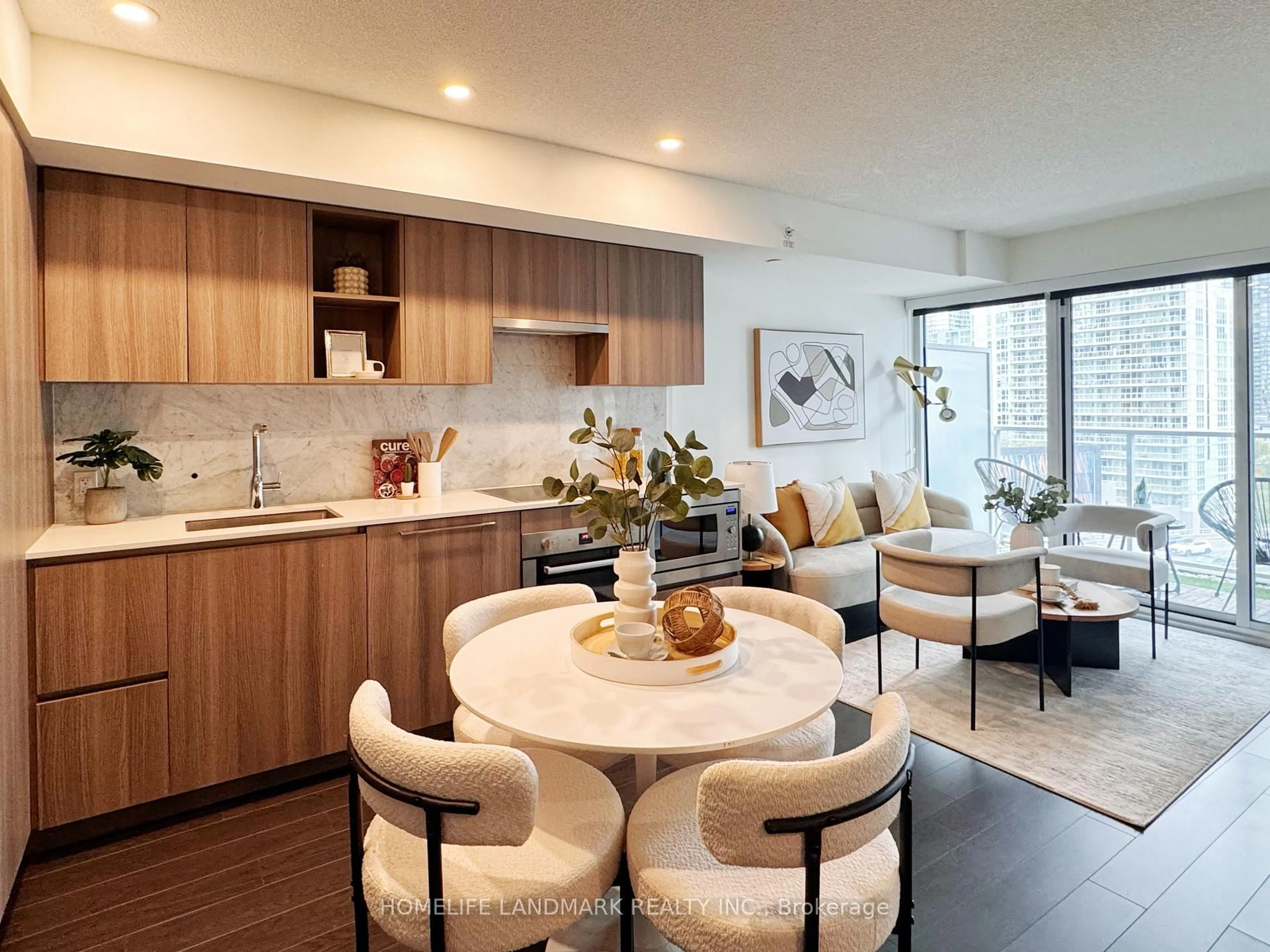 Open concept kitchen, unknown for 19 Bathurst St #1110, Toronto Ontario M5V 0N2