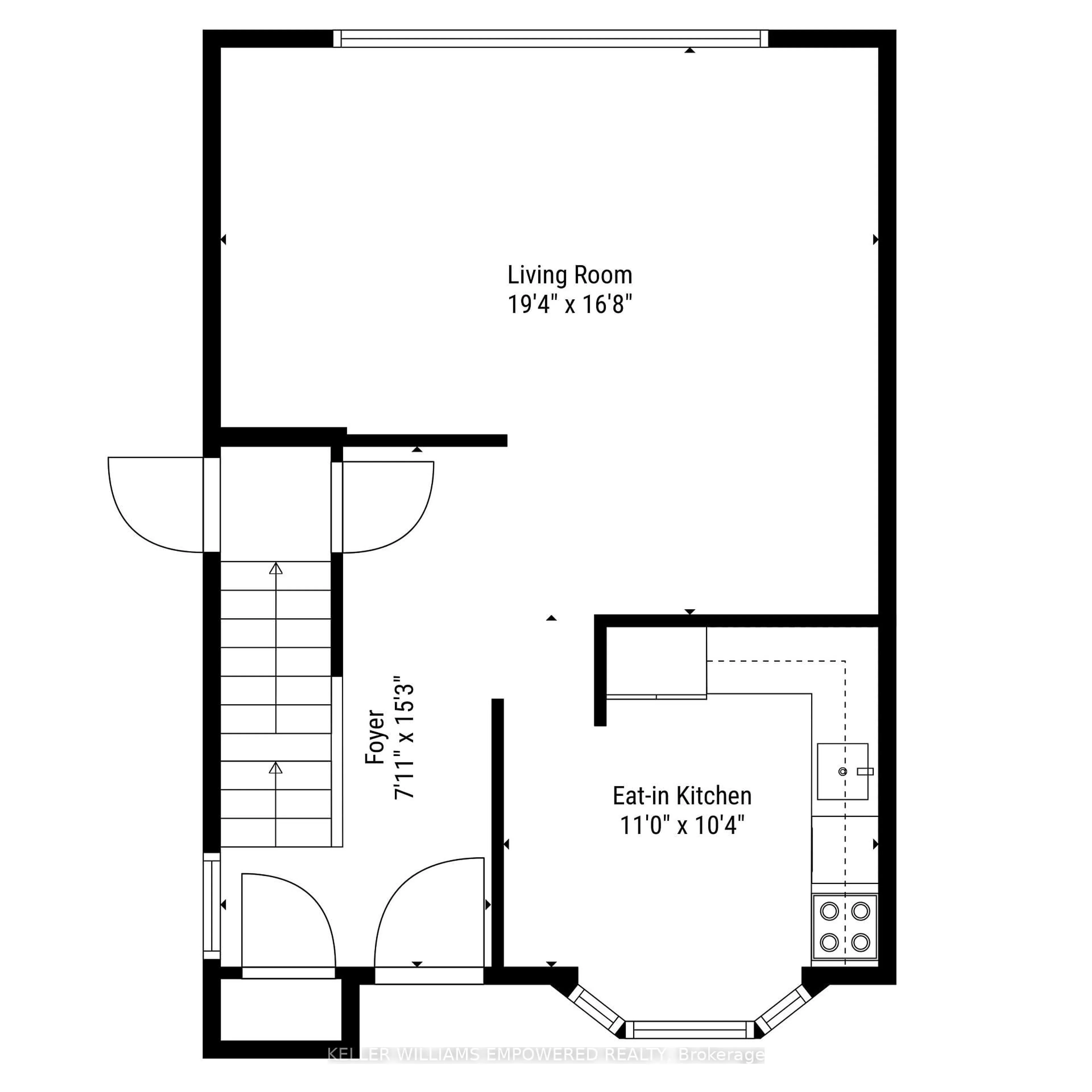 Floor plan for 199 Hollyberry Tr, Toronto Ontario M2H 2P3