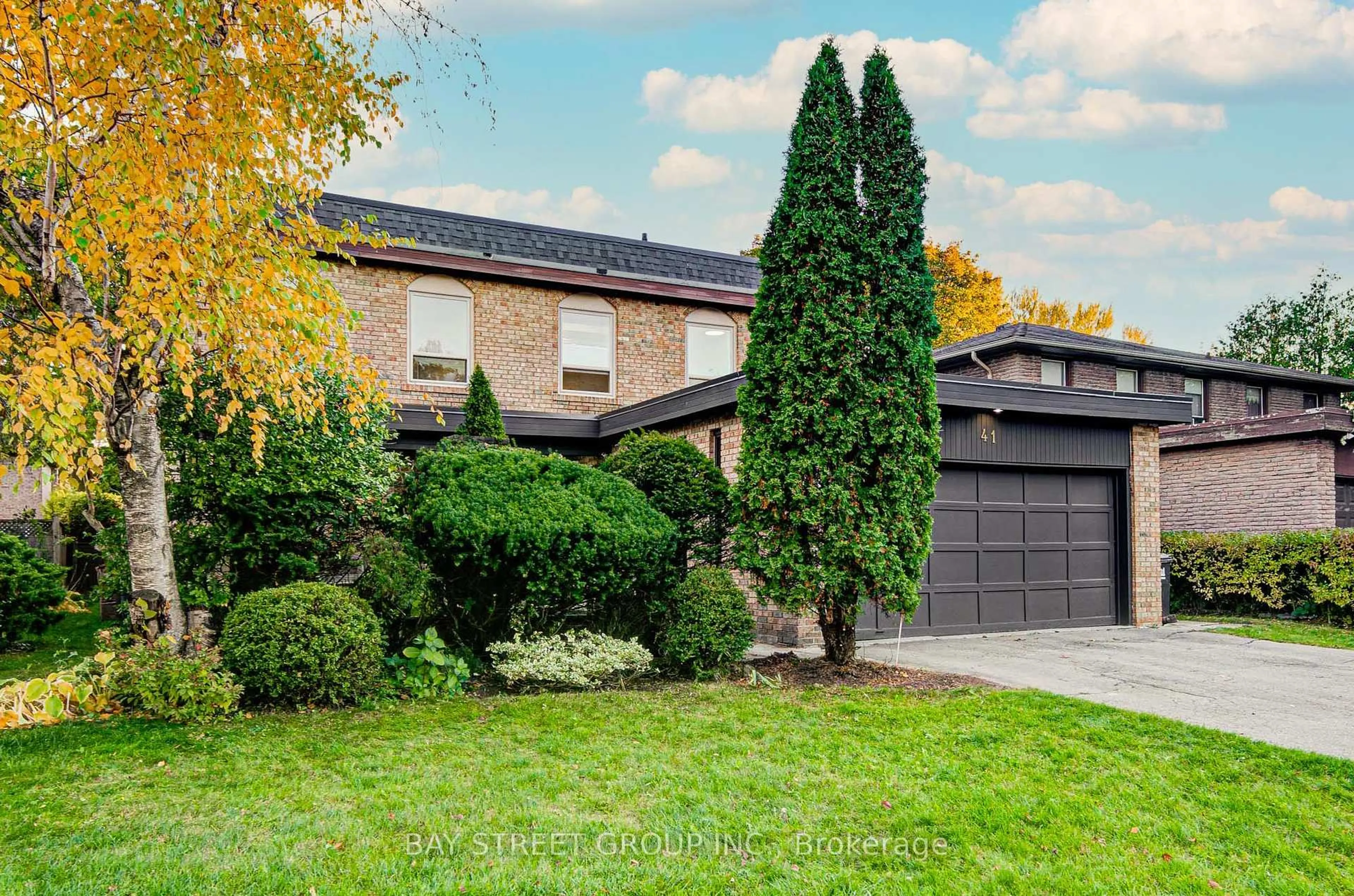 Home with brick exterior material, street for 41 Covewood St, Toronto Ontario M2M 2Z2