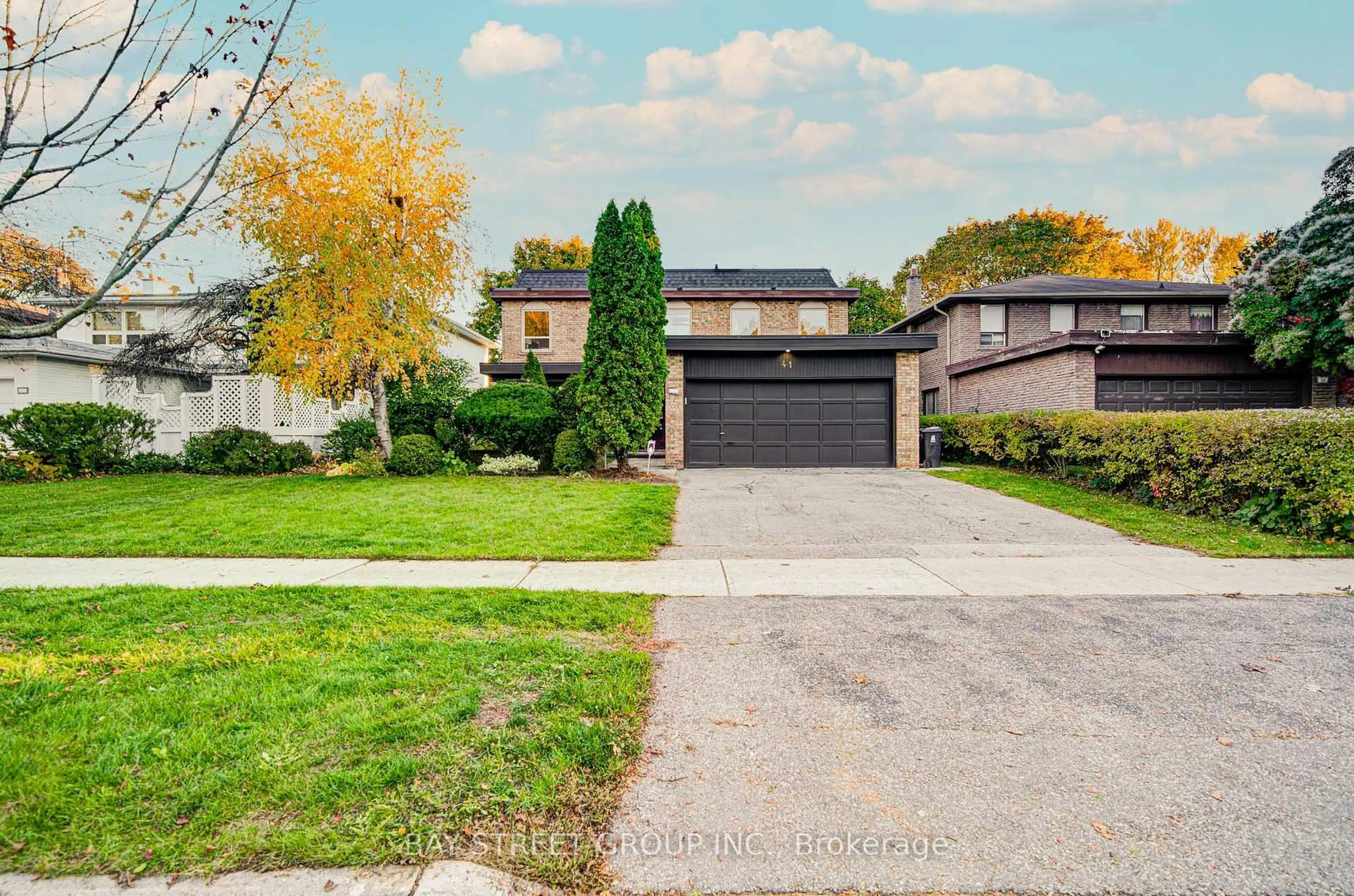 Home with brick exterior material, street for 41 Covewood St, Toronto Ontario M2M 2Z2