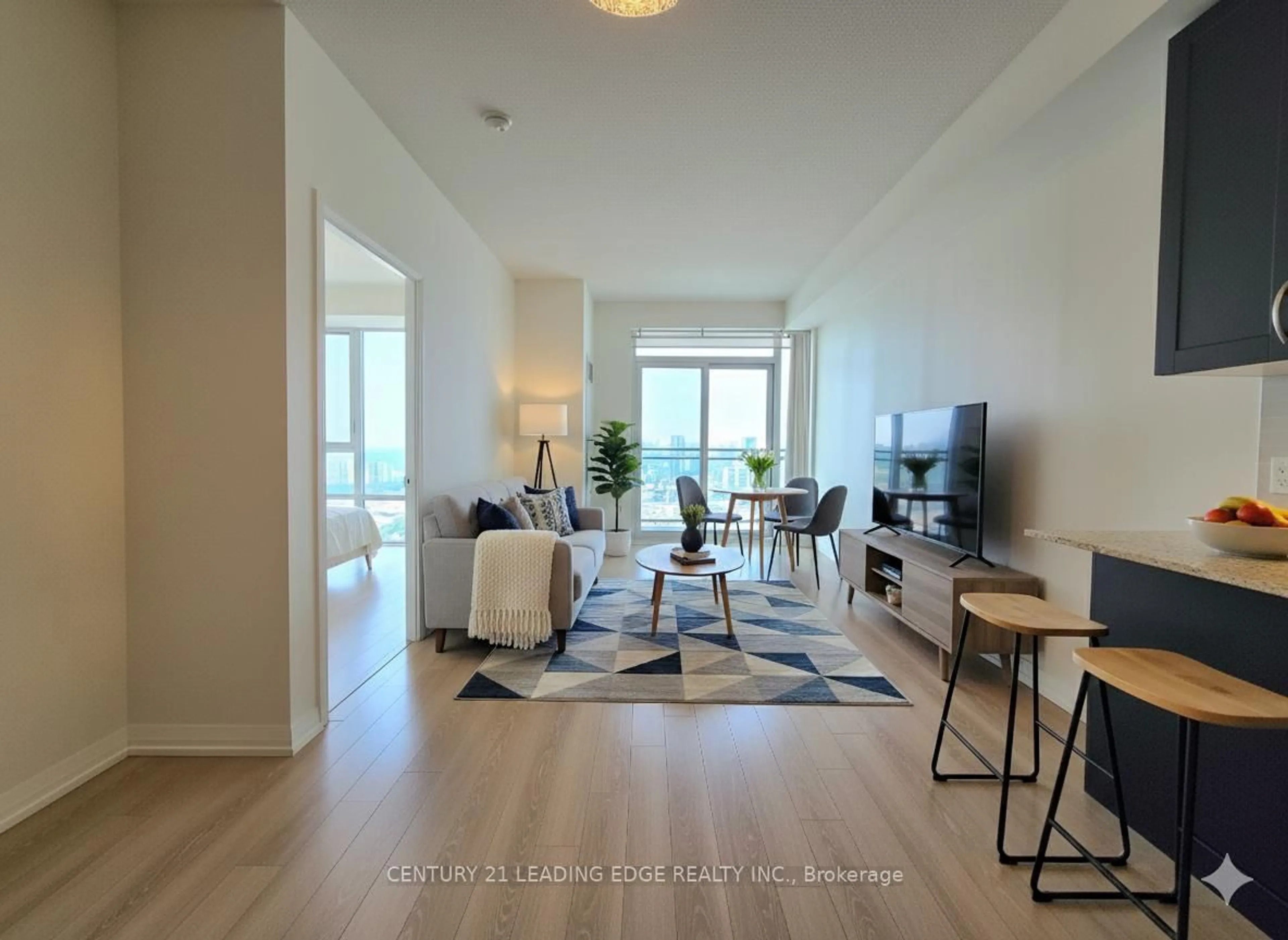 Living room with furniture, unknown for 55 Ann O'Reilly Rd #3109, Toronto Ontario M2J 0C9