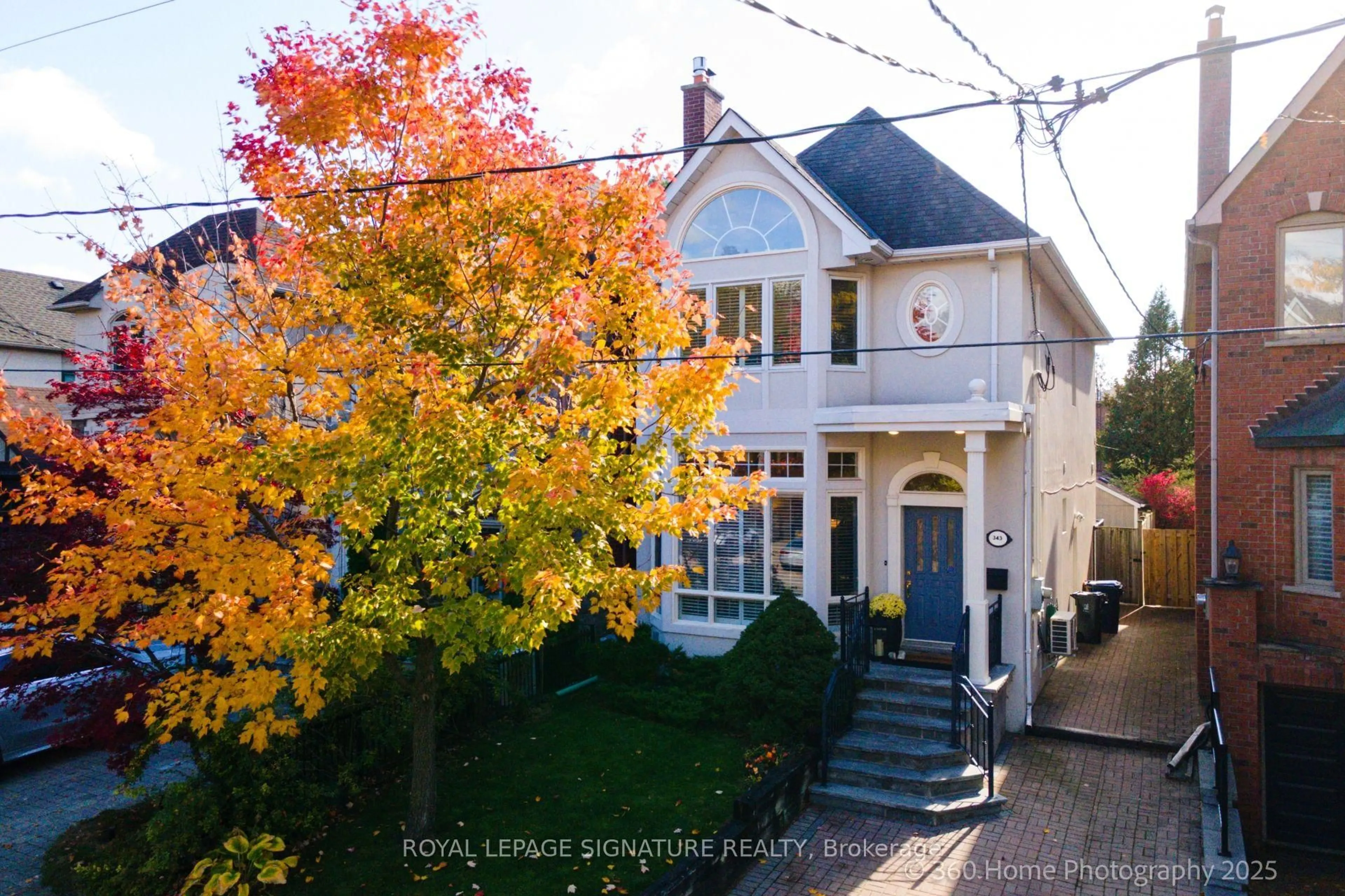 A pic from outside/outdoor area/front of a property/back of a property/a pic from drone, street for 343 Cranbrooke Ave, Toronto Ontario M5M 1N2